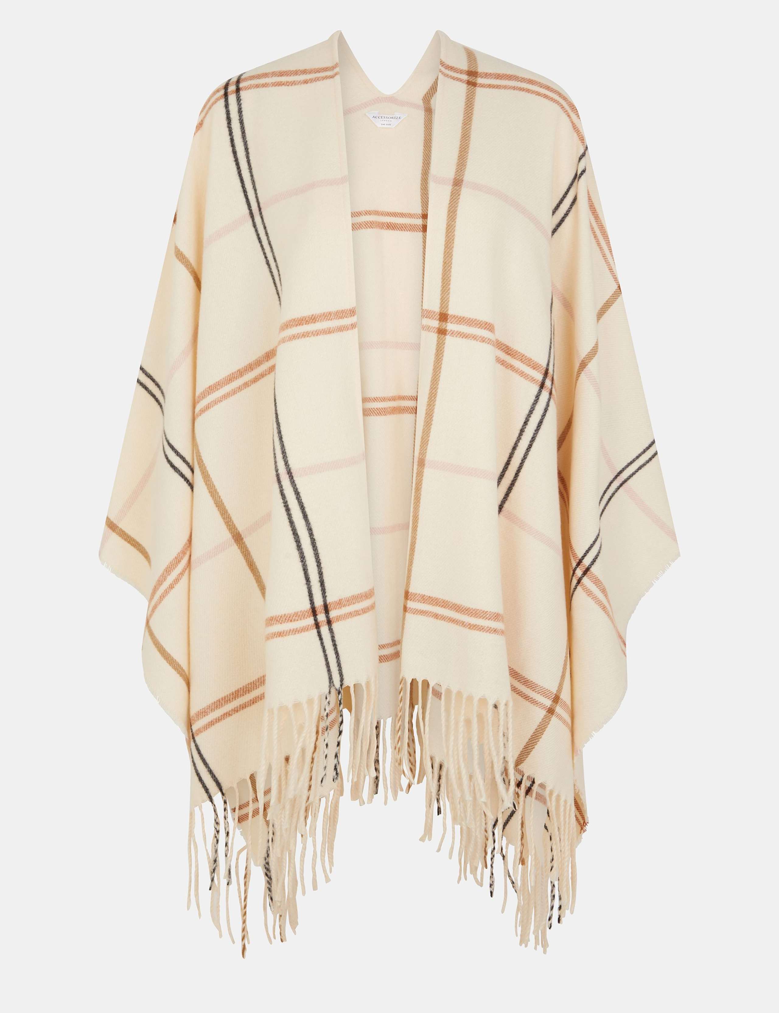 Checked Poncho 2 of 5