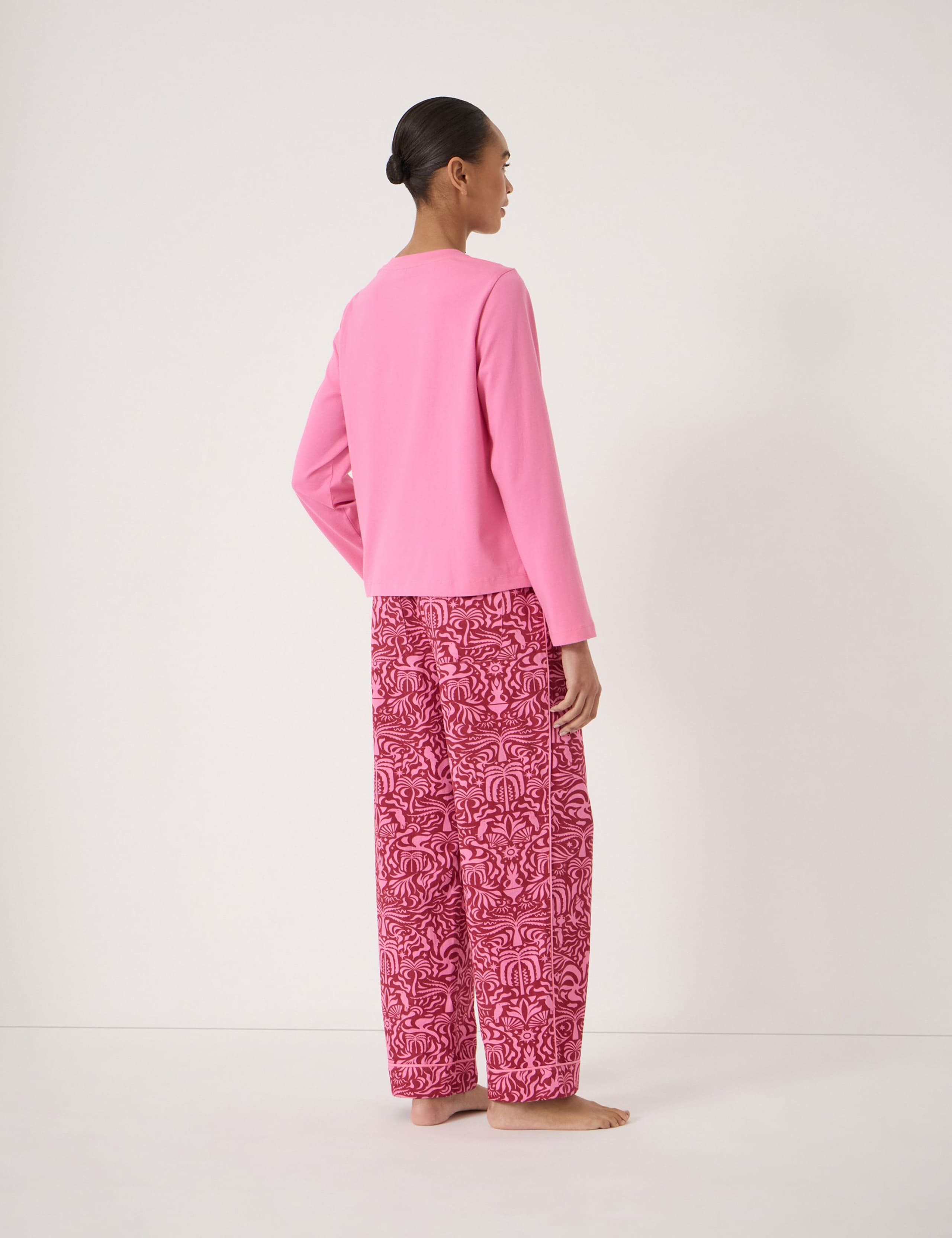 Cotton Rich Printed Pyjama Set 4 of 5