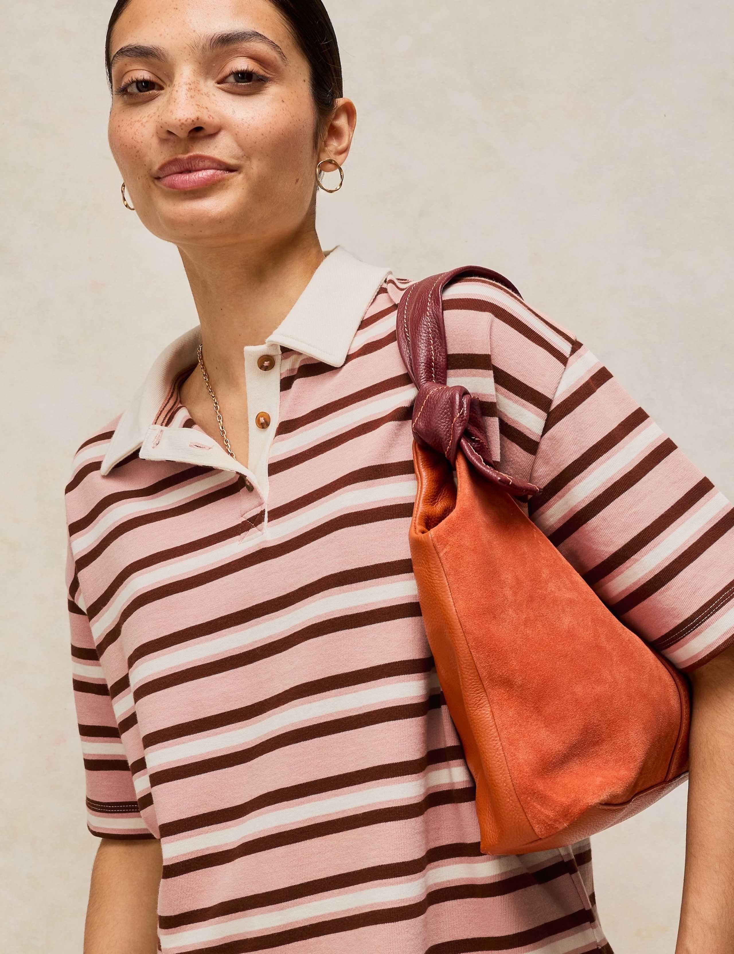 Pure Cotton Striped Rugby Top 5 of 6