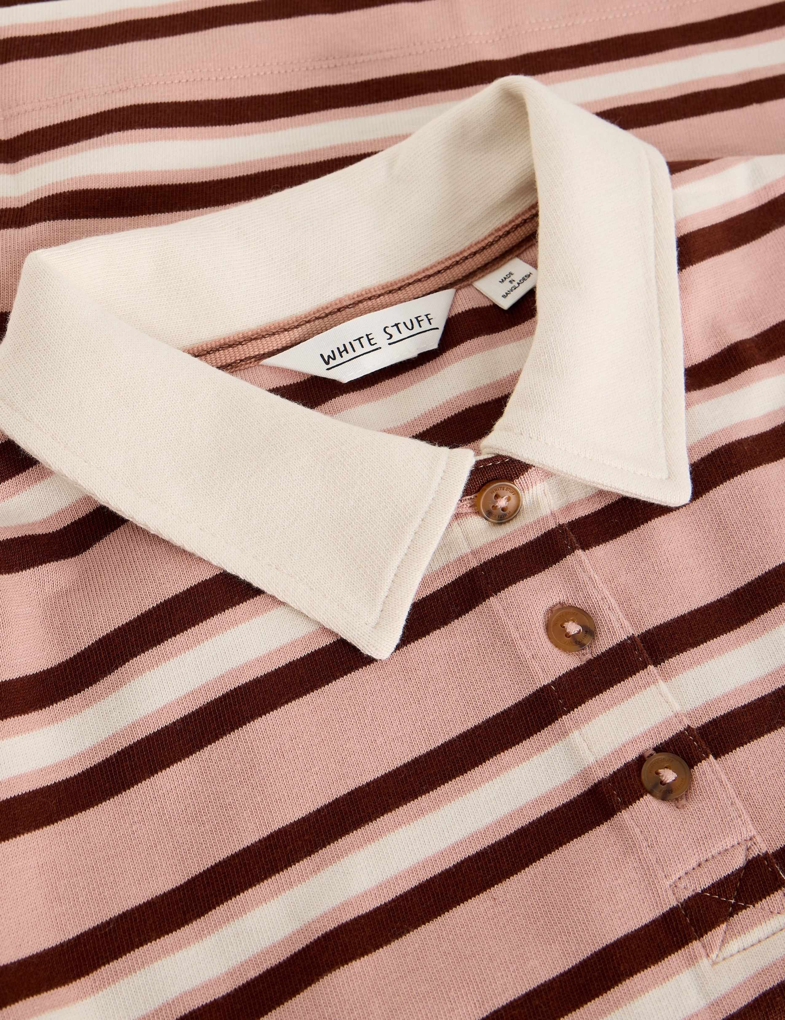 Pure Cotton Striped Rugby Top 6 of 6
