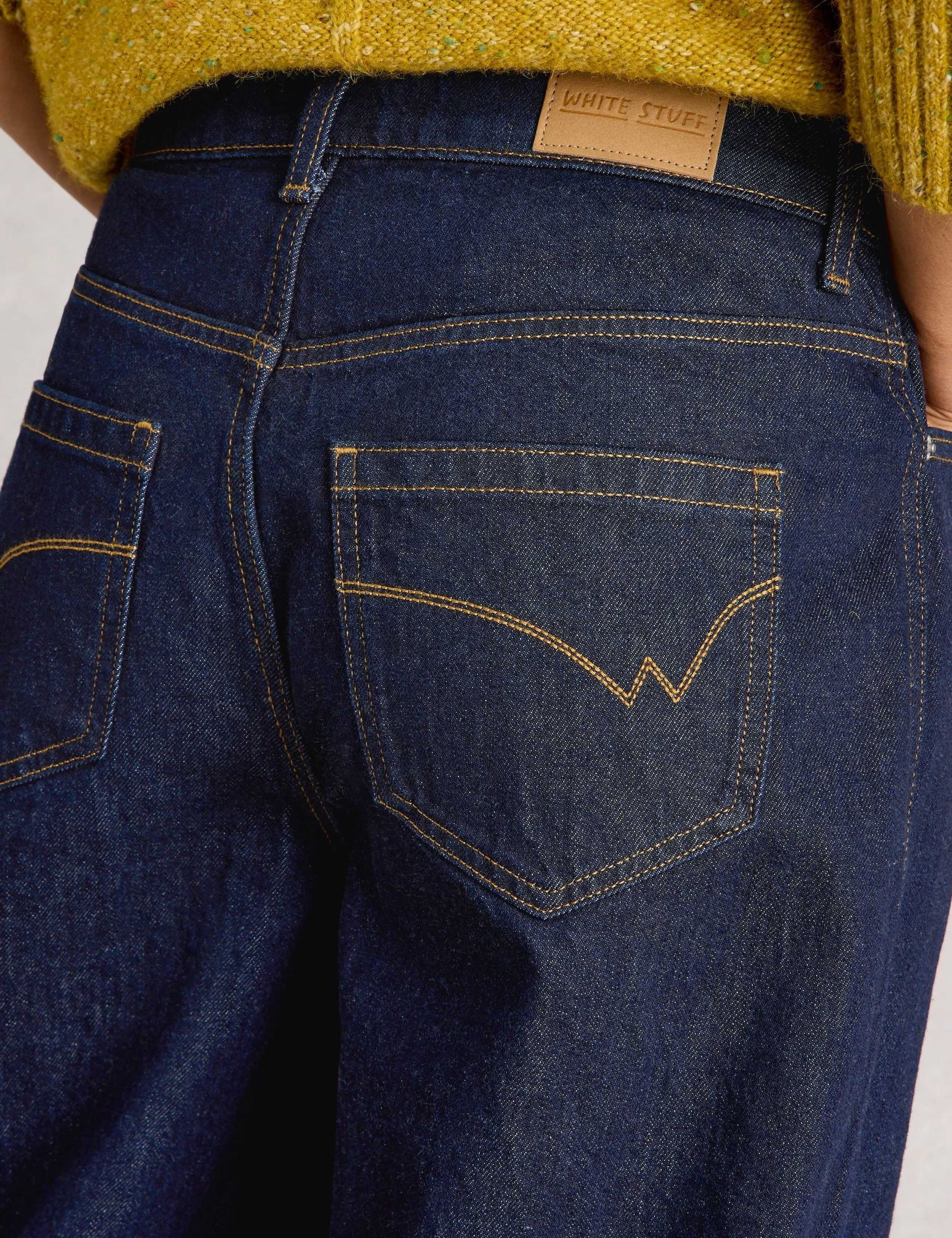 Mid Rise Barrel Ankle Grazer Jeans 4 of 6