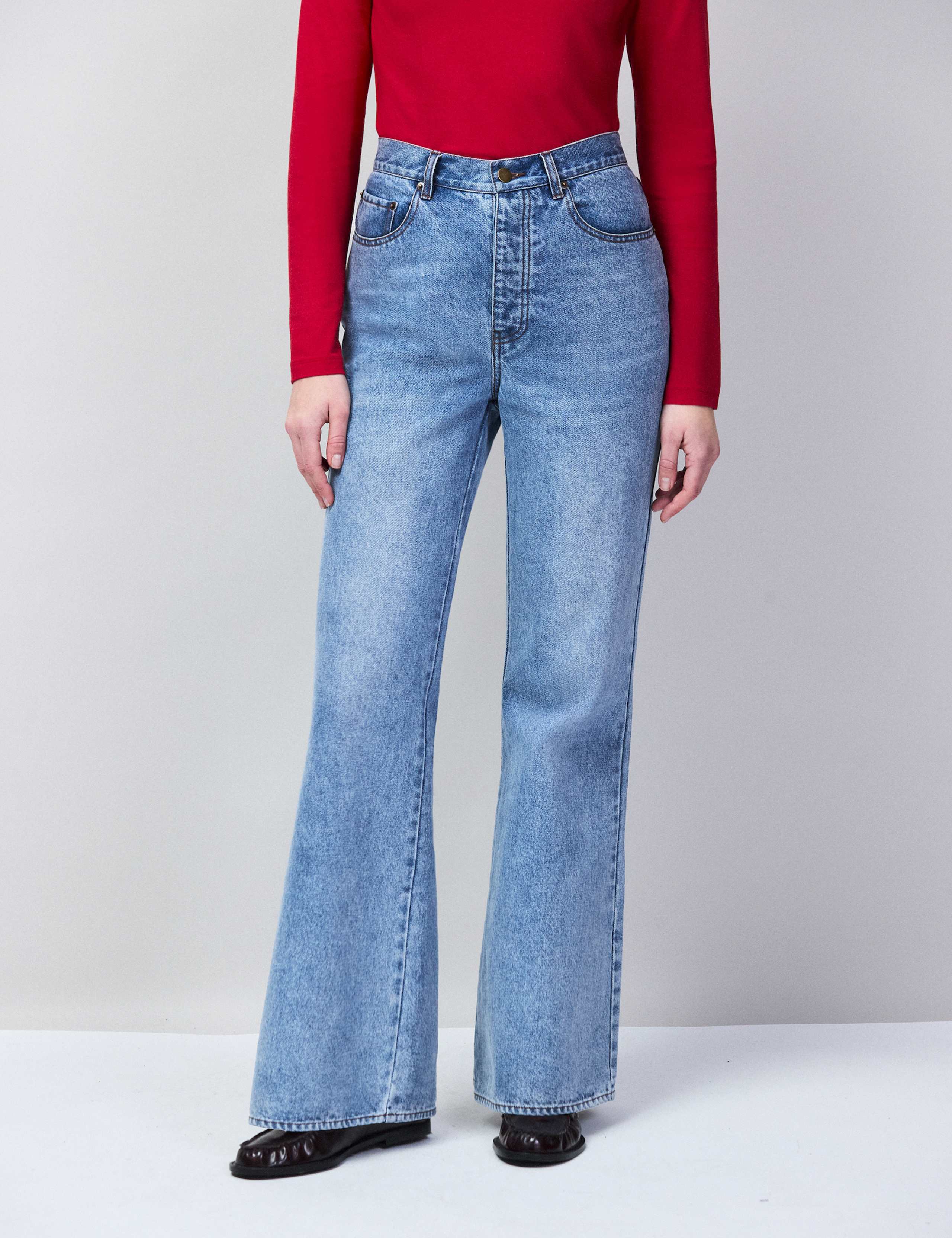 Mid Rise Bootcut Jeans 2 of 5