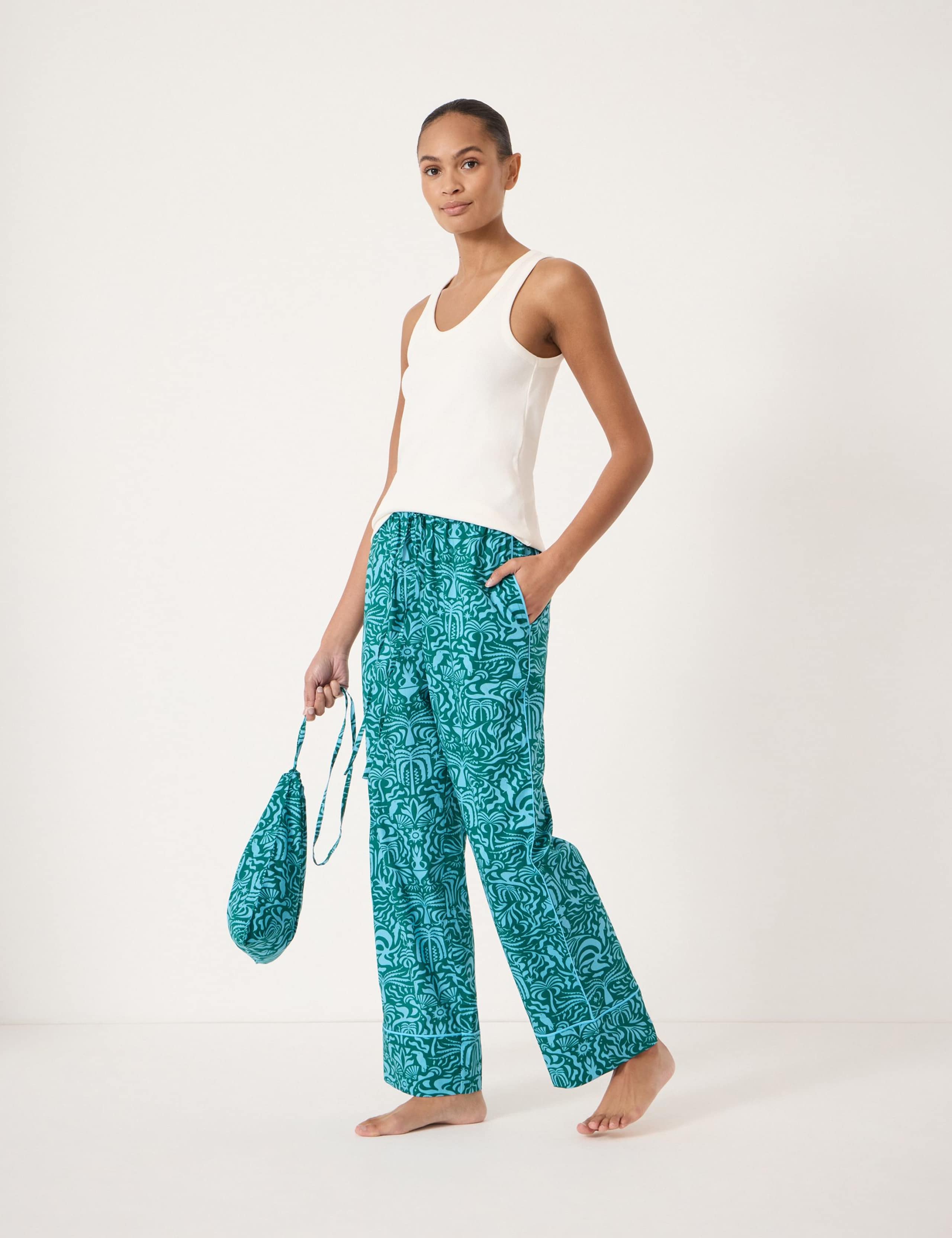 Cotton Rich Printed Pyjamas 1 of 4