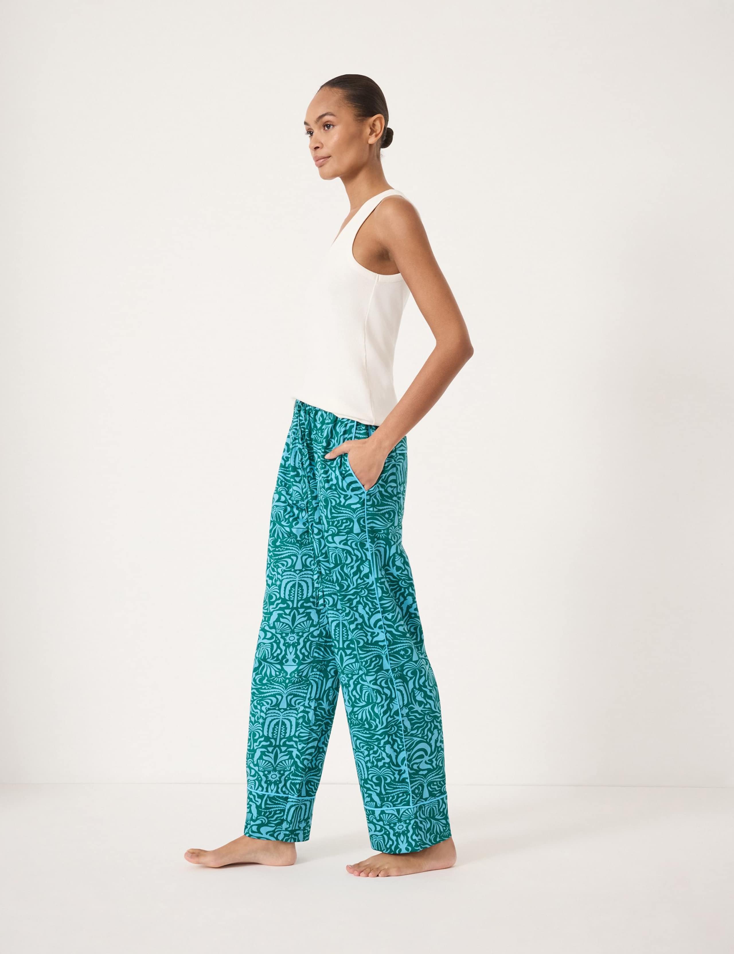 Cotton Rich Printed Pyjamas 2 of 4