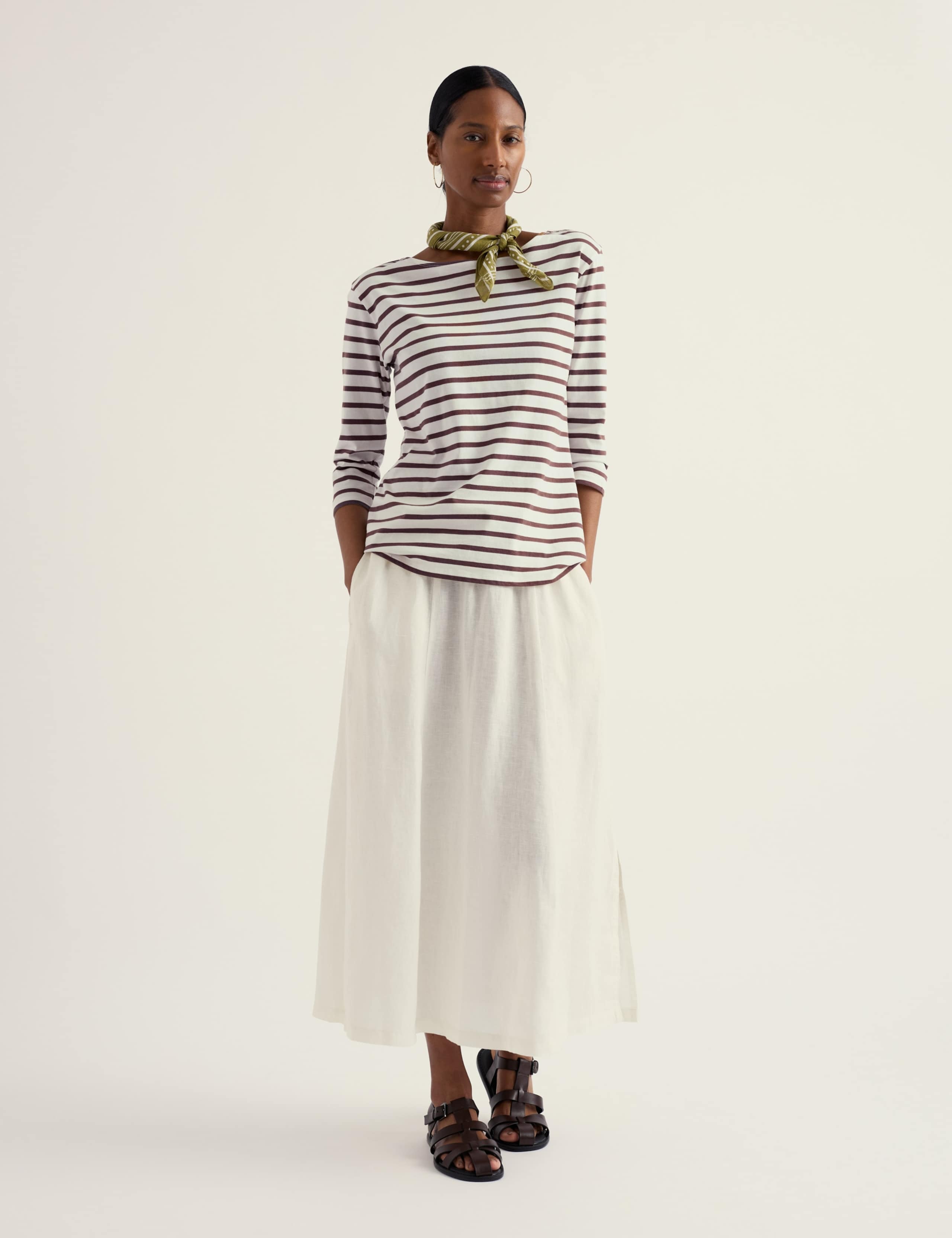 Pure Cotton Striped Top 3 of 5