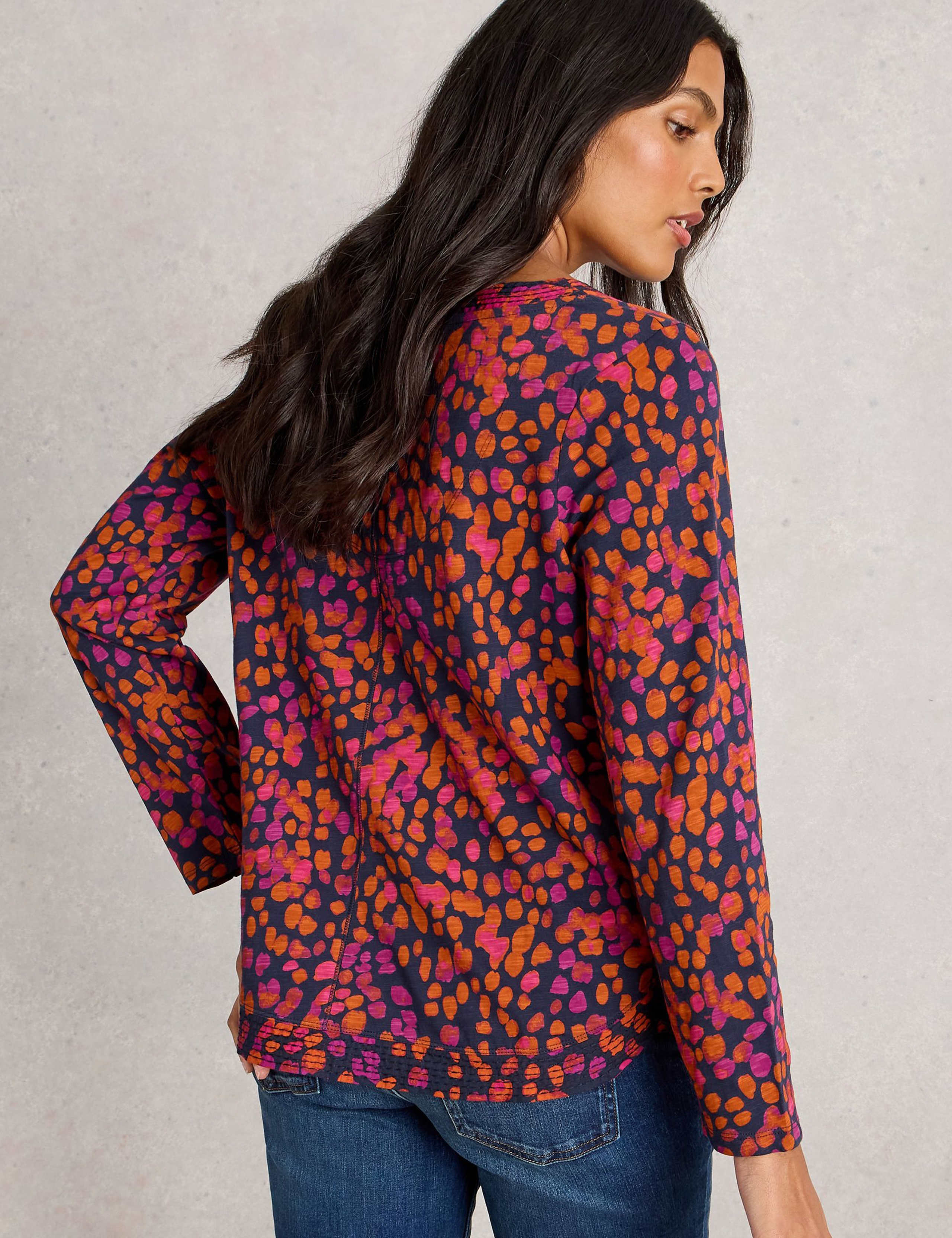 Pure Cotton Notch Neck Top 3 of 6