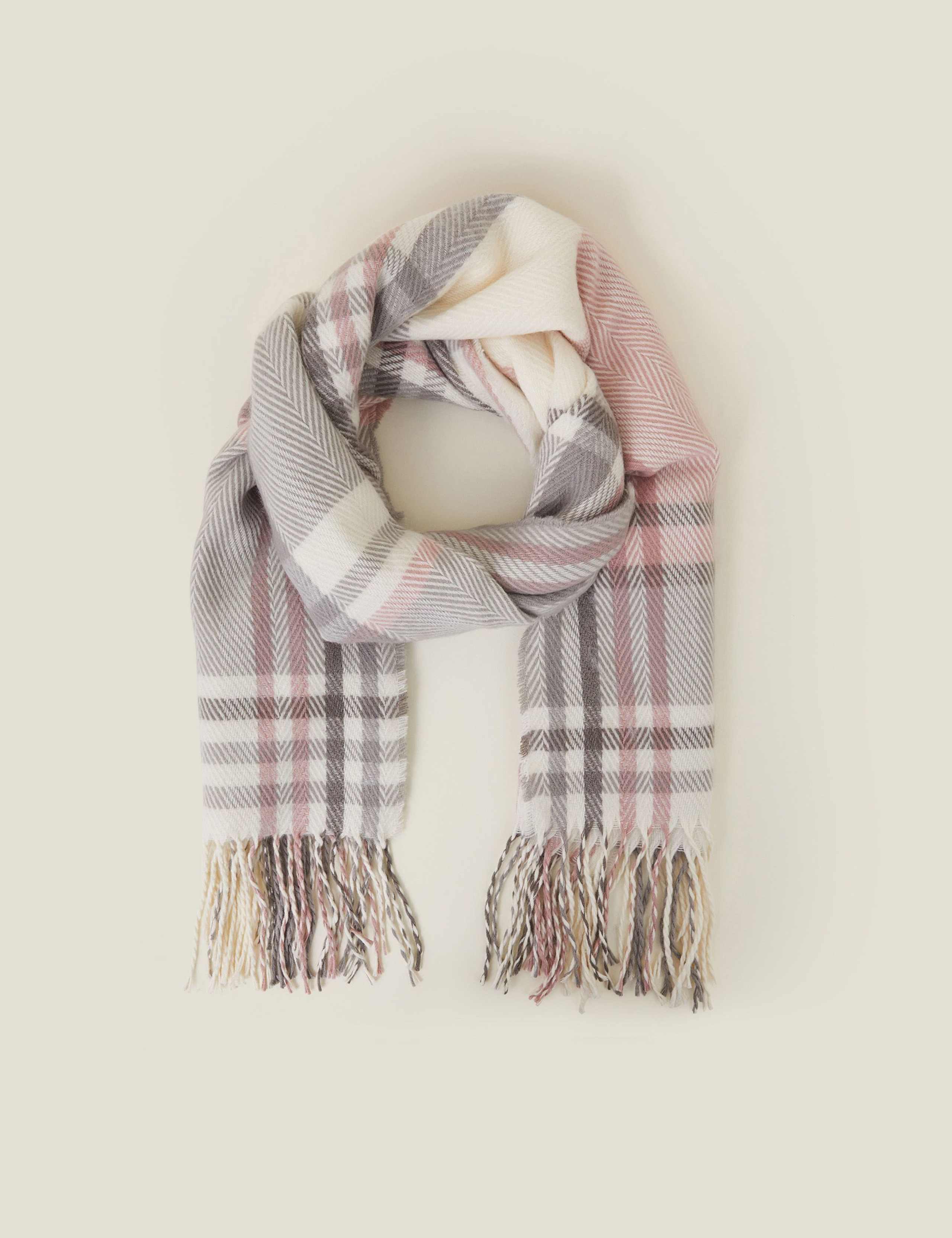 Checked Blanket Scarf 2 of 3