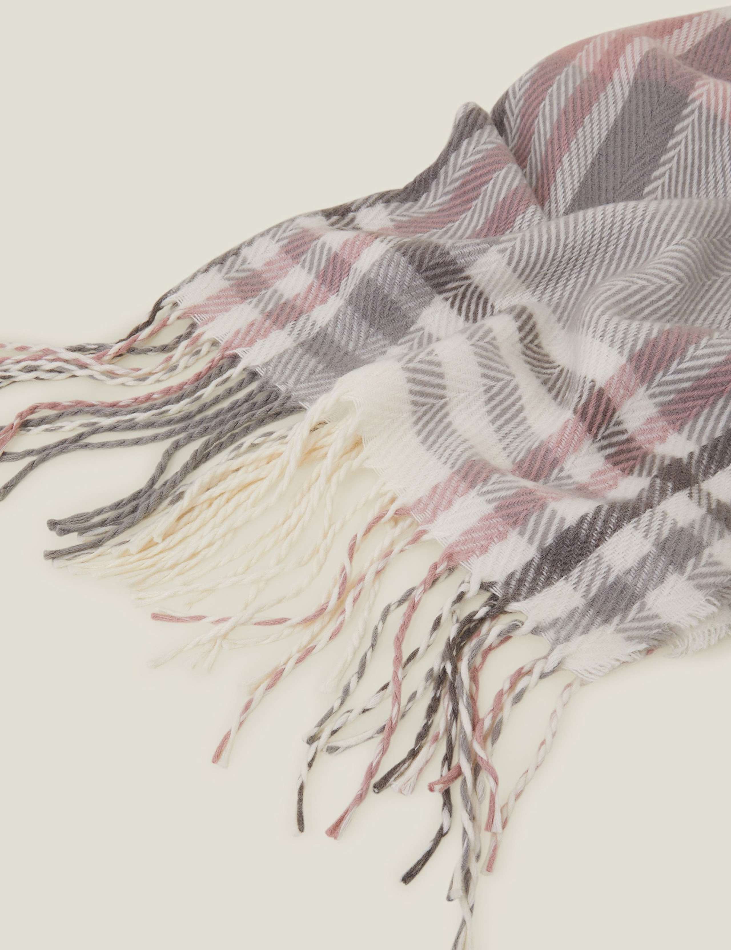 Checked Blanket Scarf 3 of 3