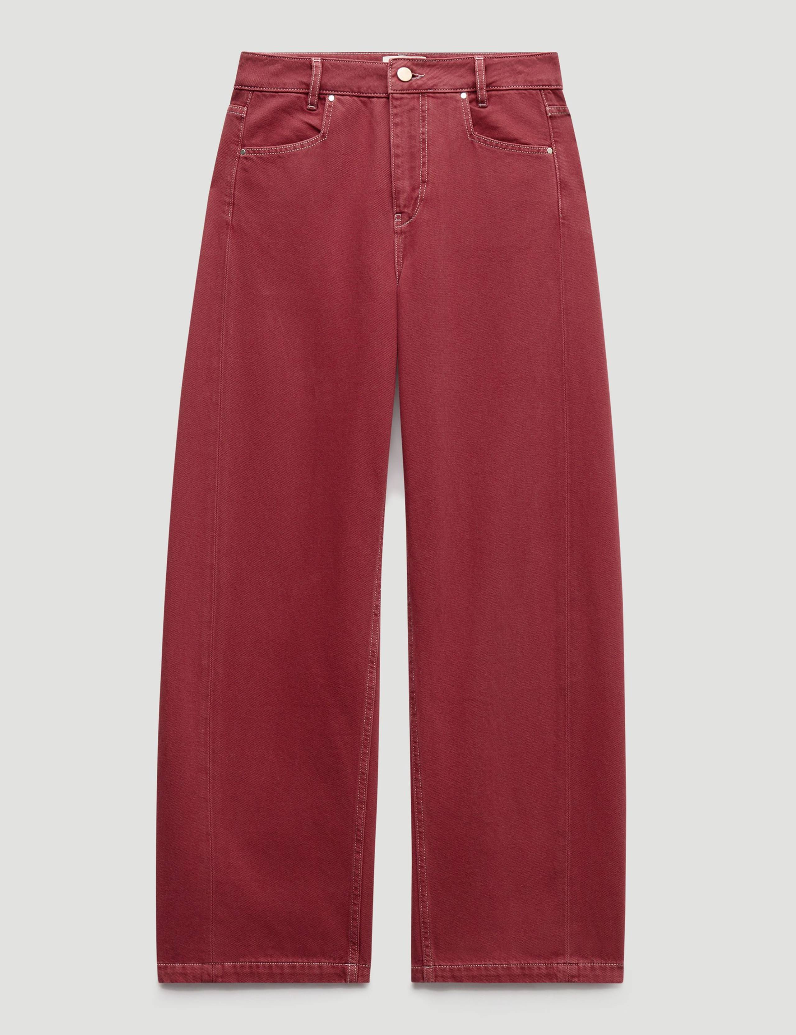 Saskia Mid Rise Barrel Jeans 2 of 6