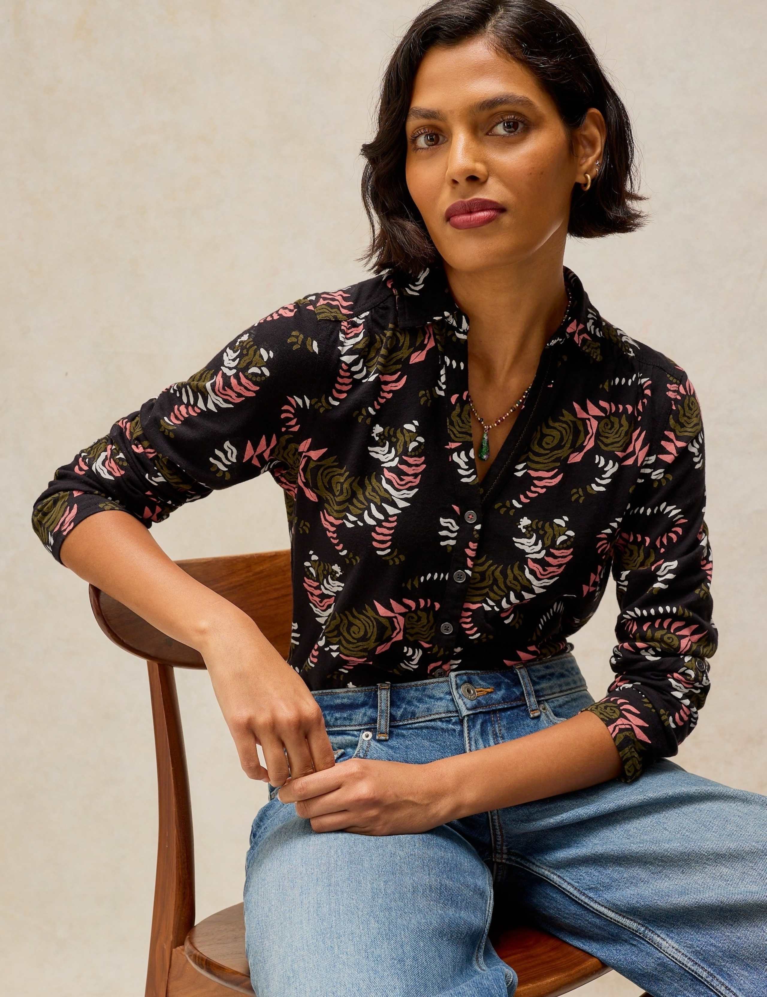 Pure Cotton Printed Collared Shirt 5 of 6