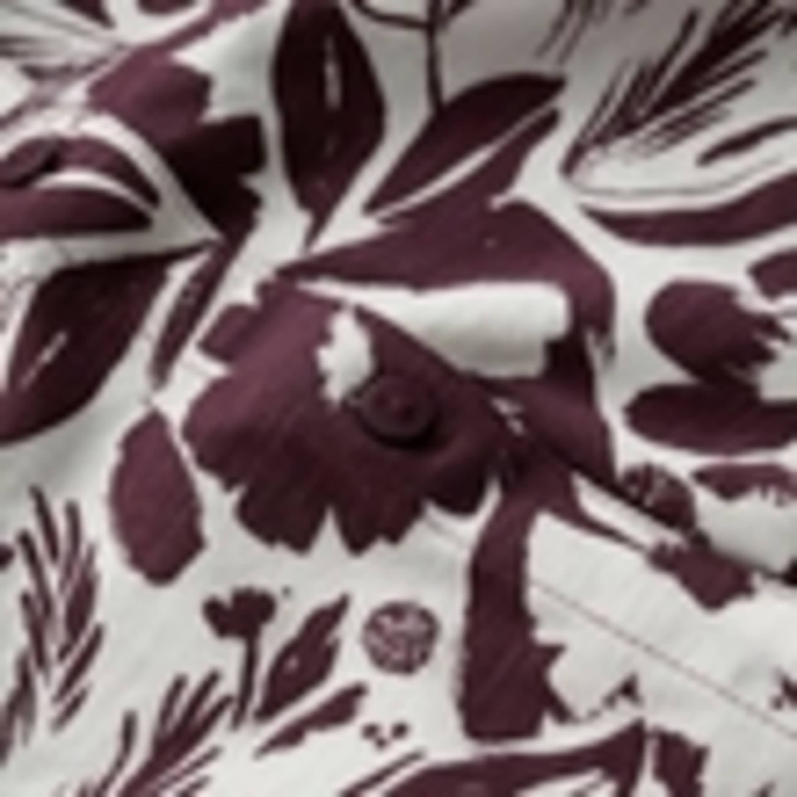 Pure Cotton Floral Button Through Top 5 of 5