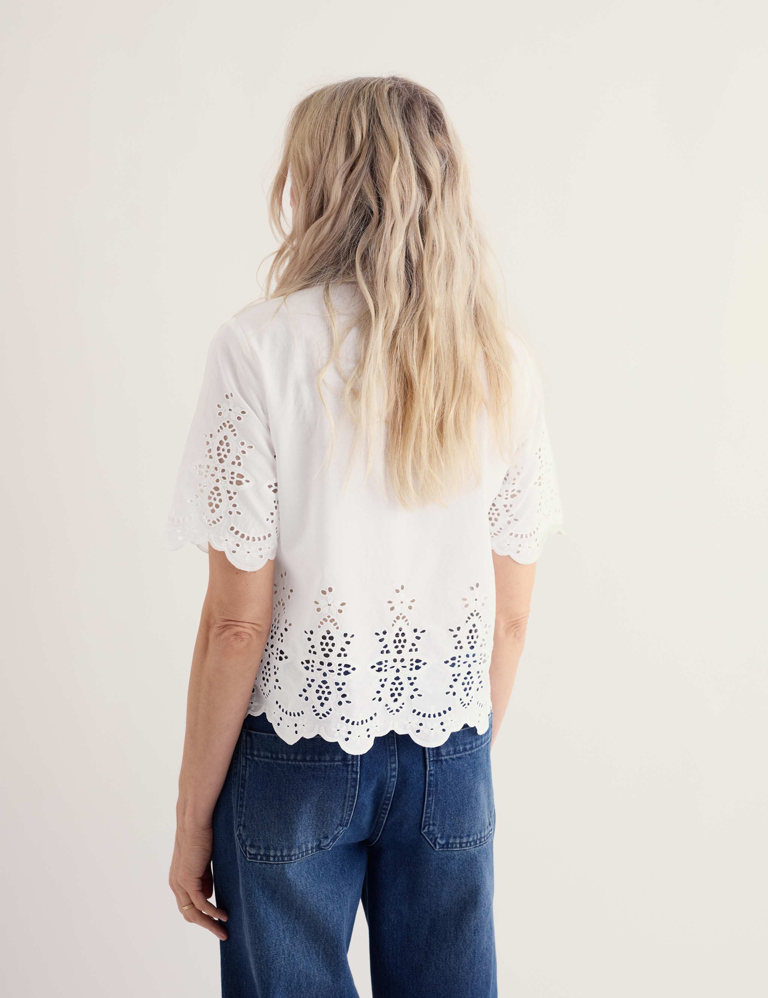 Pure Cotton Embroidered Shirt 4 of 5