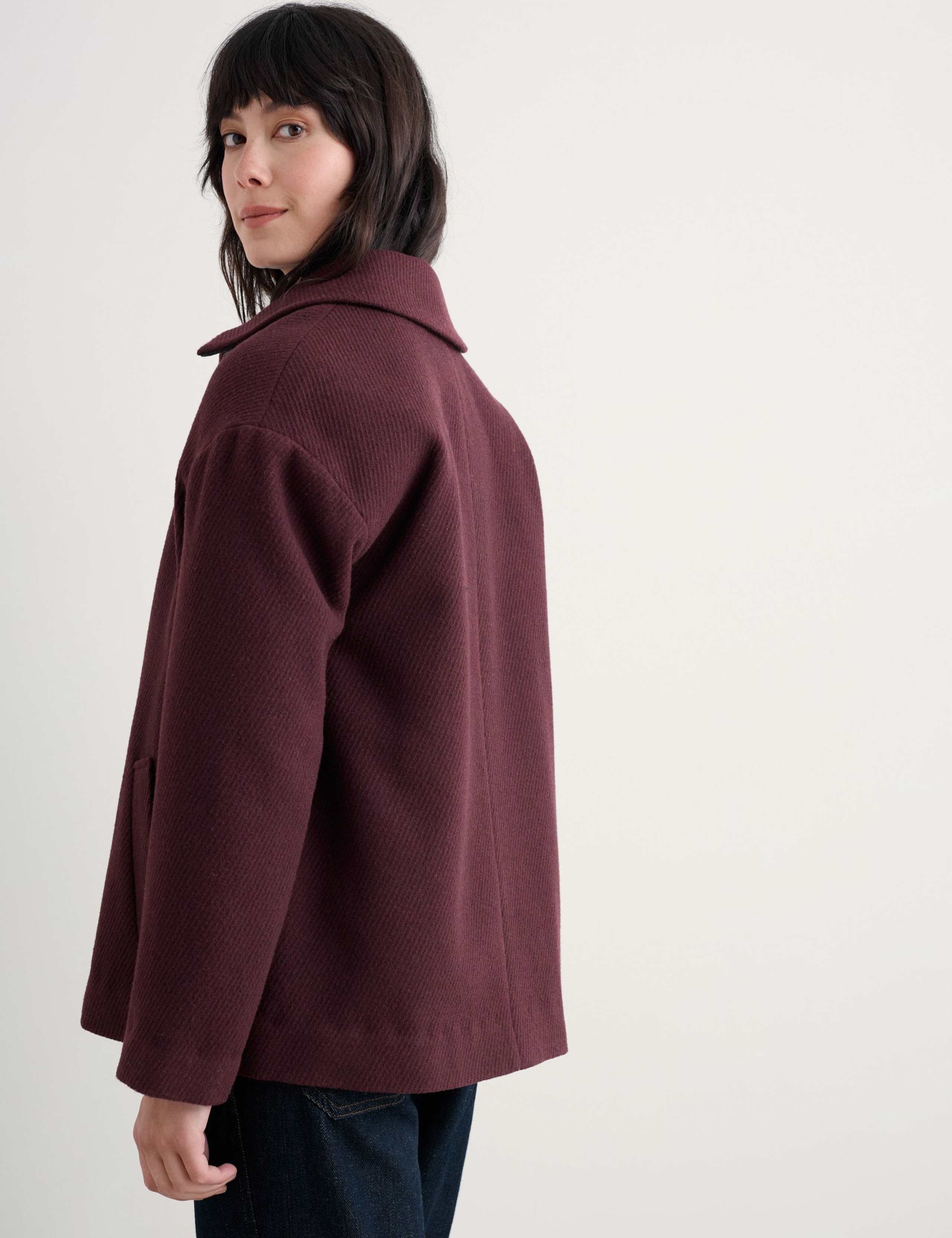 Wool Blend Pea Coat 5 of 6
