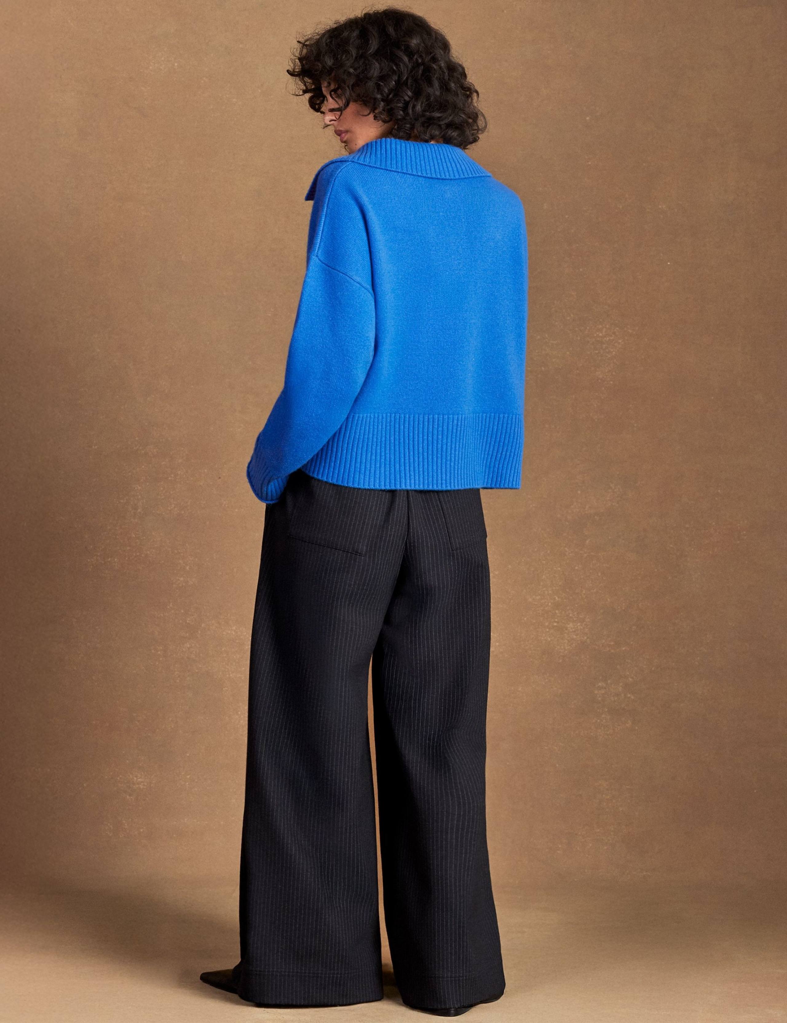 Wool Blend Collared Jumper with Cashmere 5 of 6