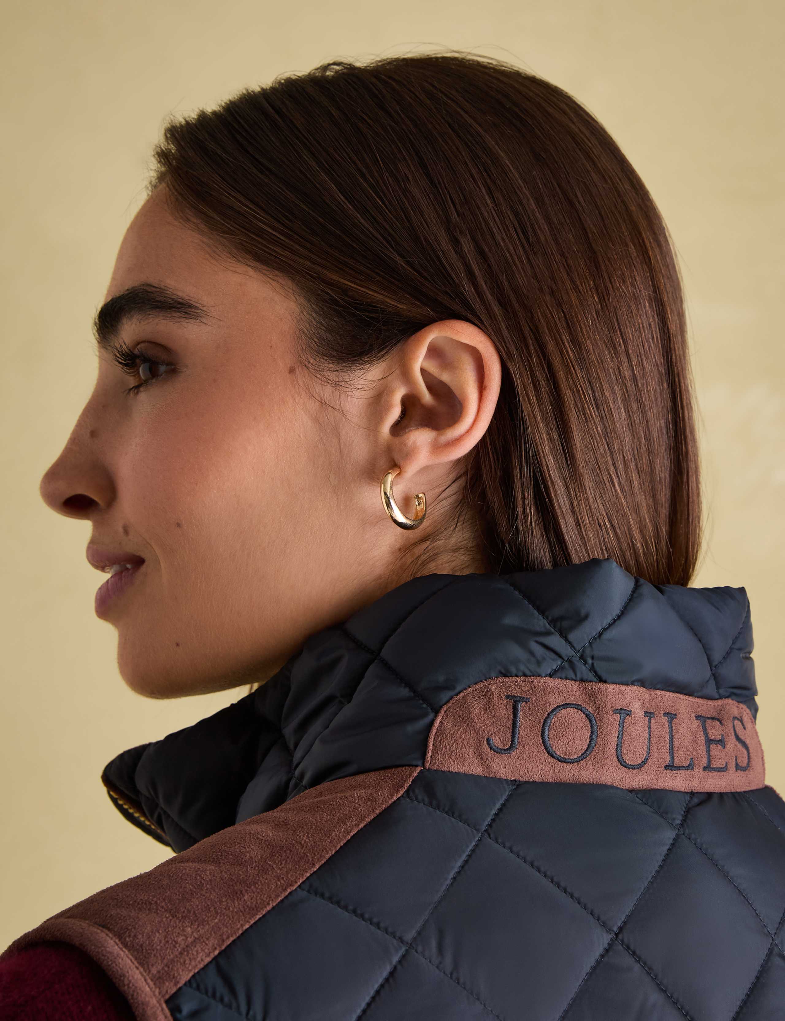 Quilted Funnel Neck Zip Up Gilet 6 of 8