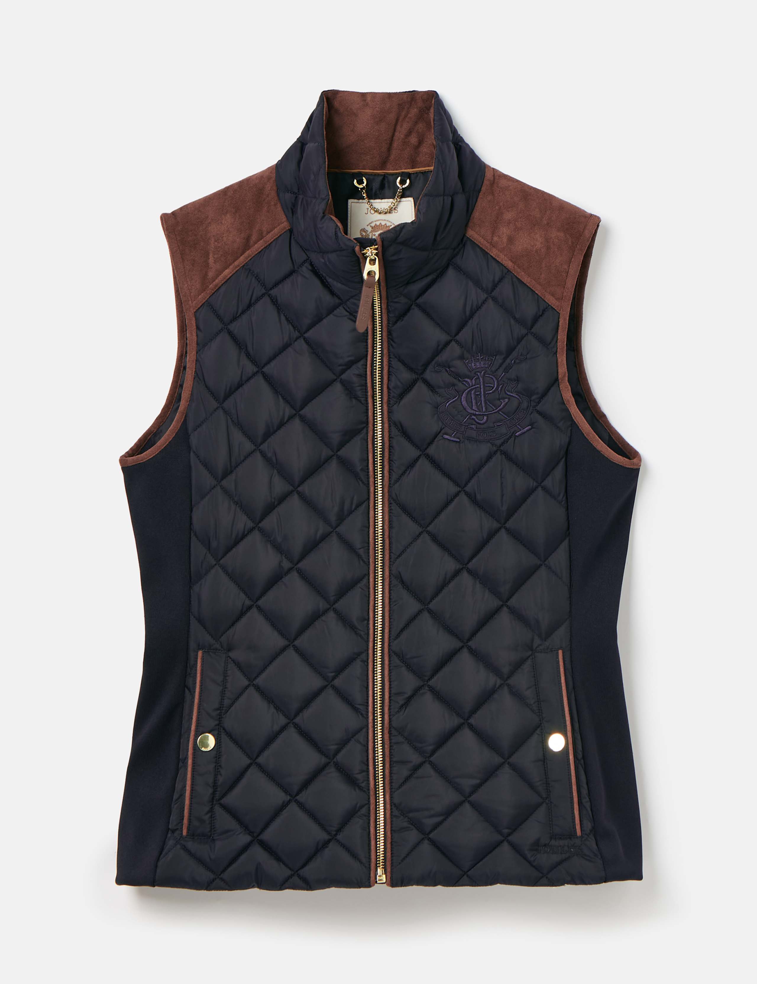 Quilted Funnel Neck Zip Up Gilet 2 of 8