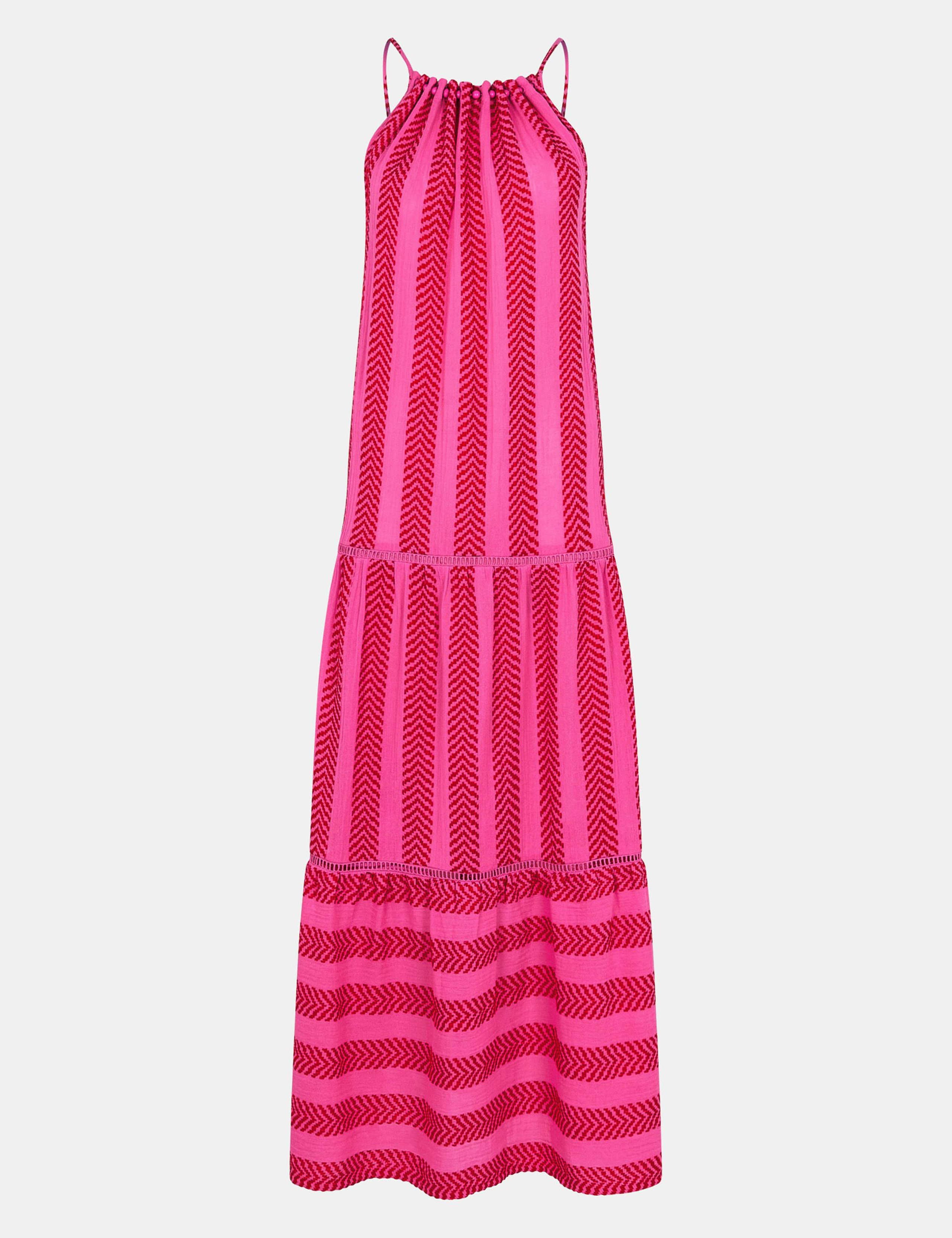 Pure Cotton Jacquard Maxi Beach Dress 2 of 4