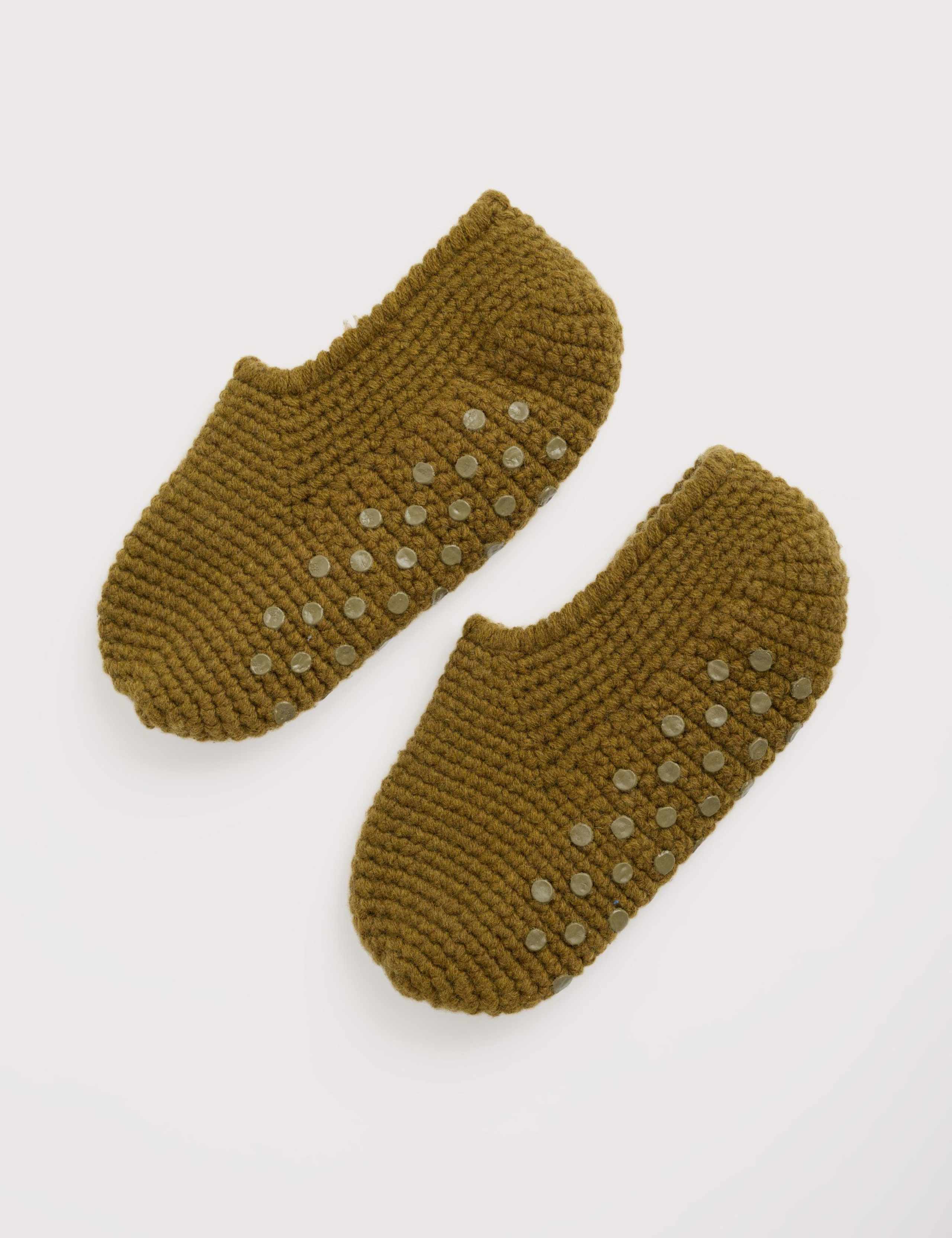 Wool Rich Knitted Slippers 2 of 2