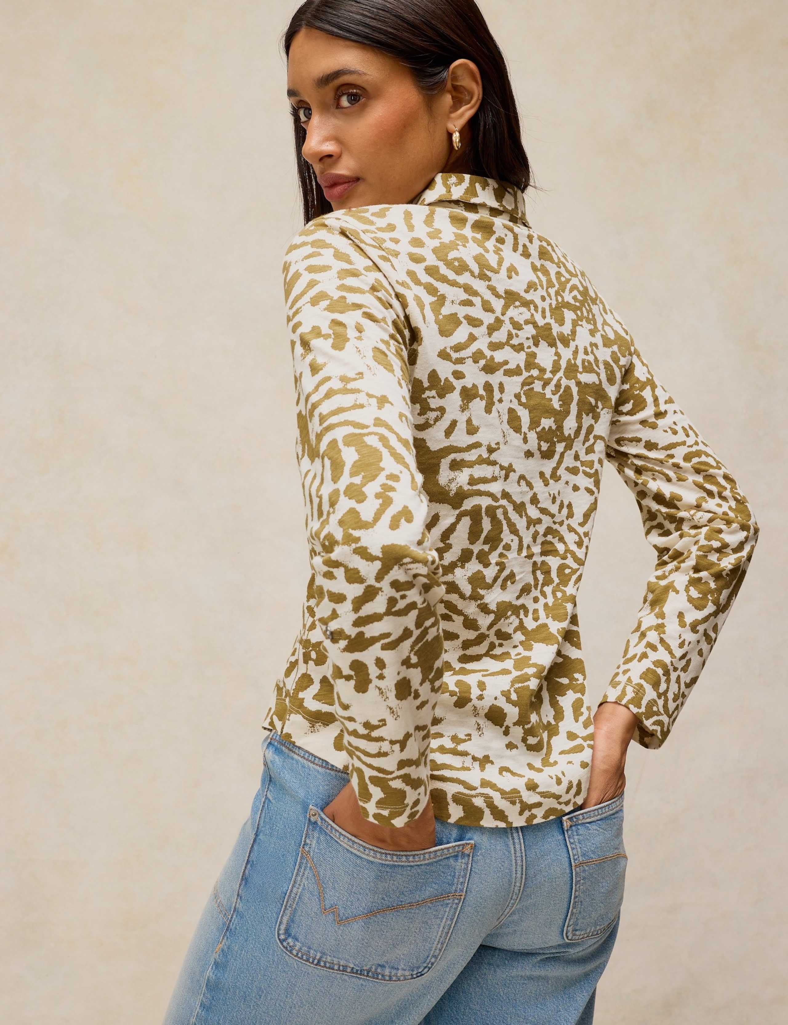 Pure Cotton Printed Collared Shirt 4 of 6