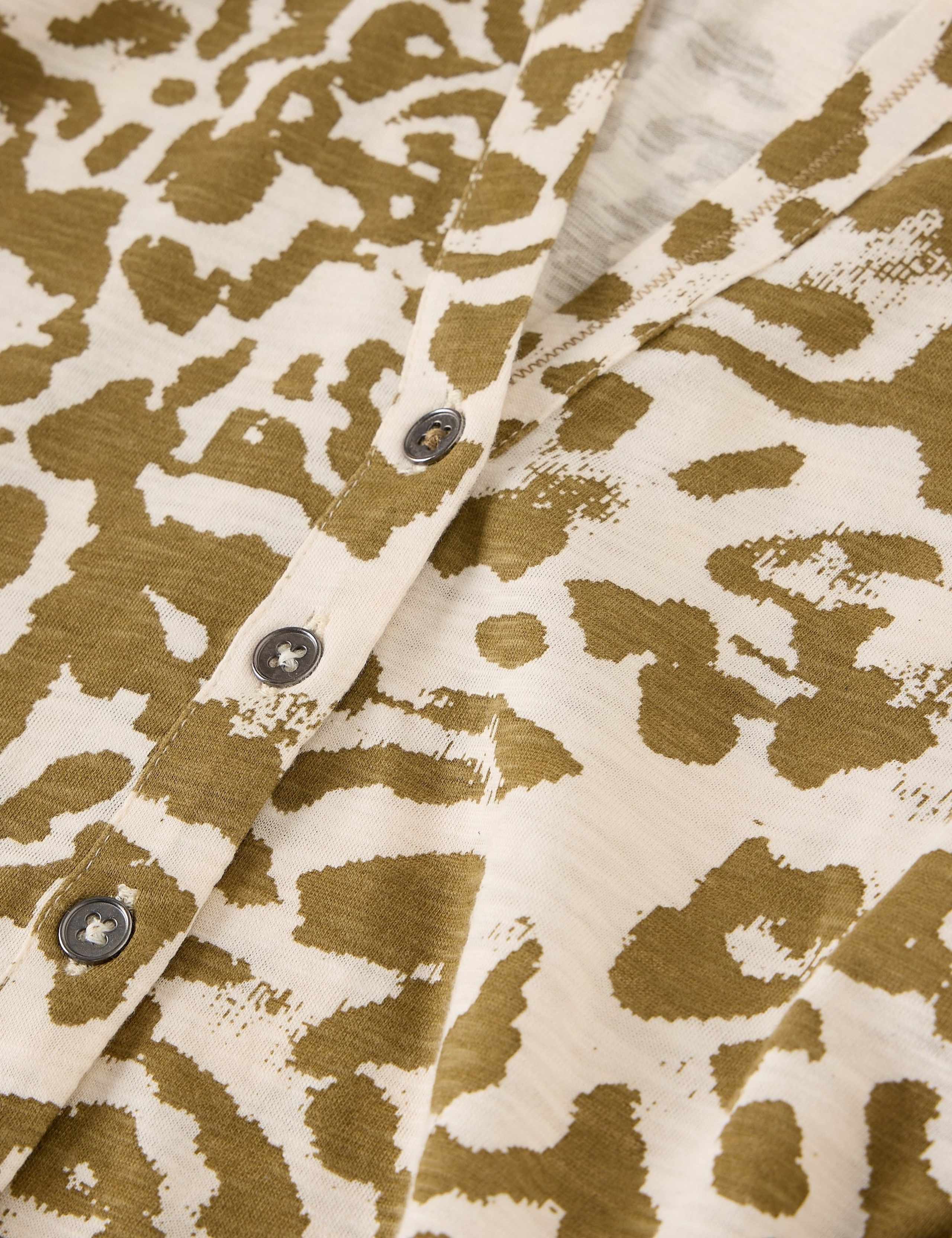 Pure Cotton Printed Collared Shirt 6 of 6