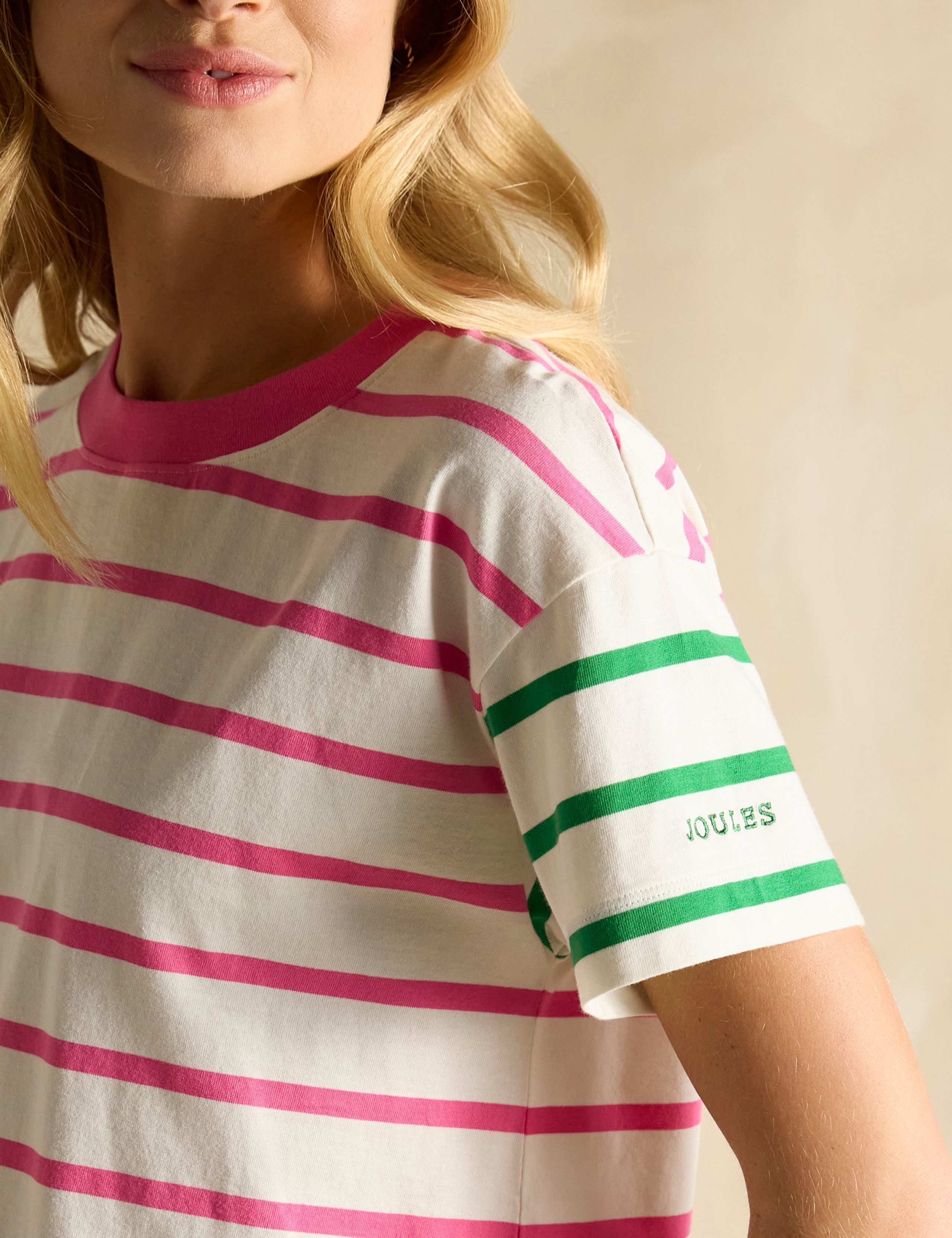 Pure Cotton Striped T-Shirt 5 of 6
