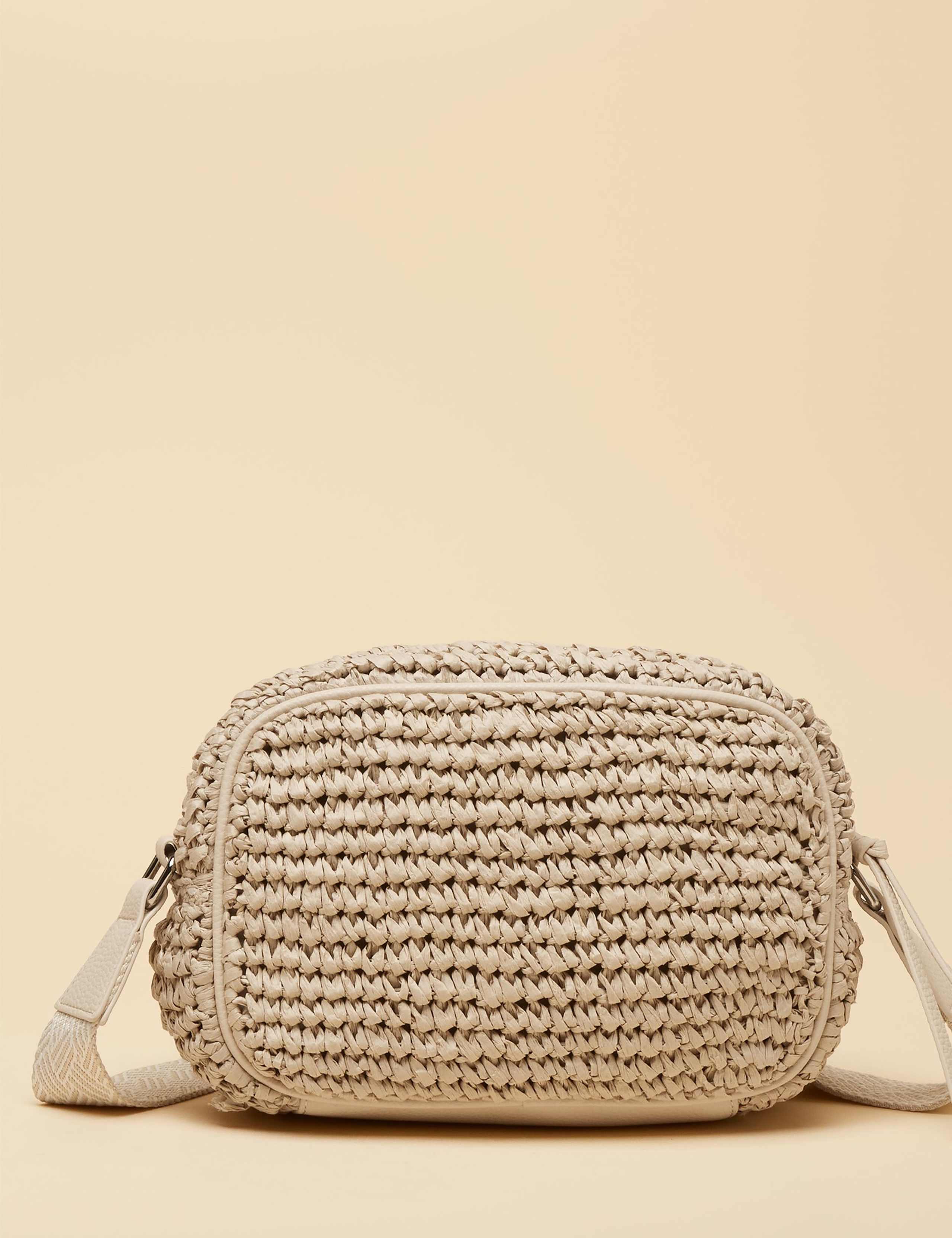 Woven Straw Cross Body Bag 3 of 8