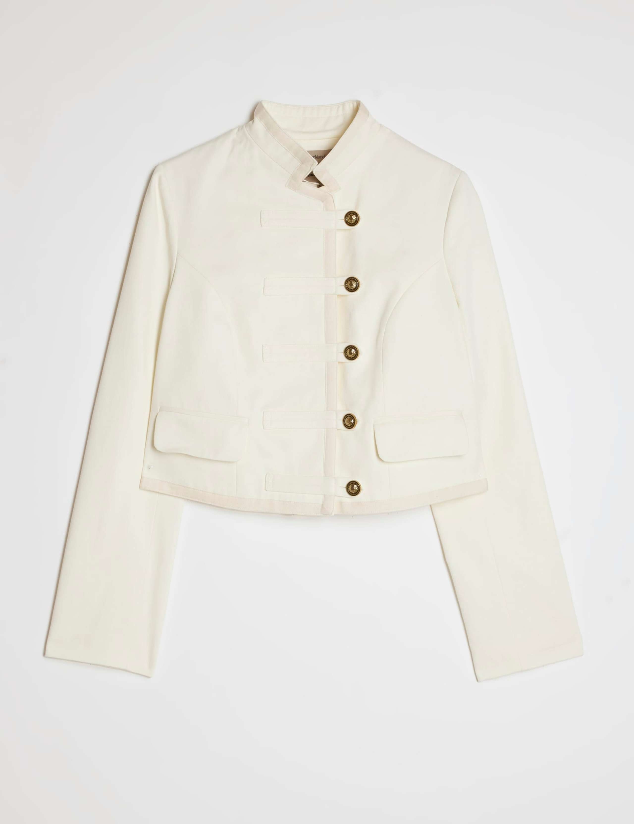 Pure Cotton Cropped Utility Jacket 2 of 5