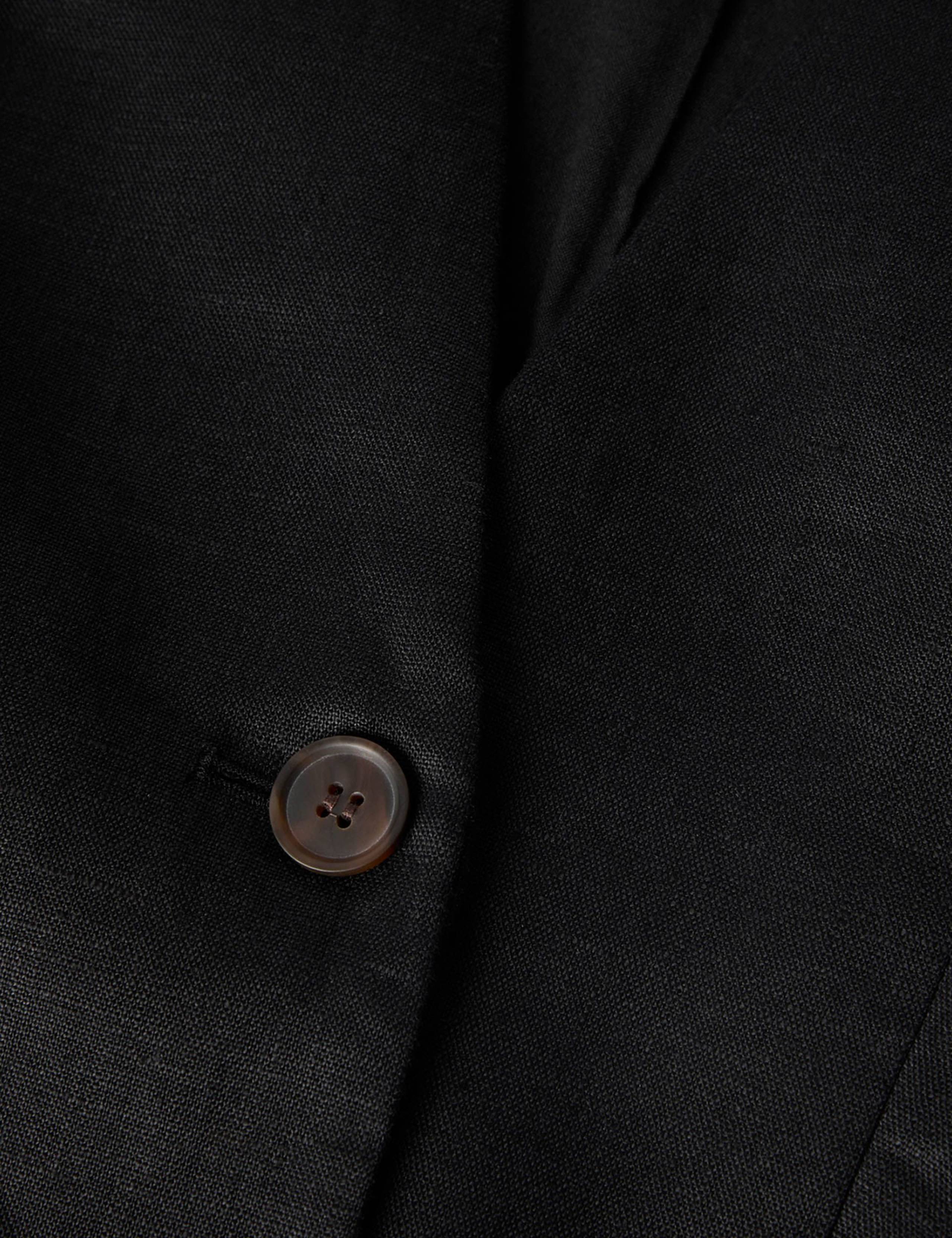 Pure Linen Collarless Blazer 7 of 7