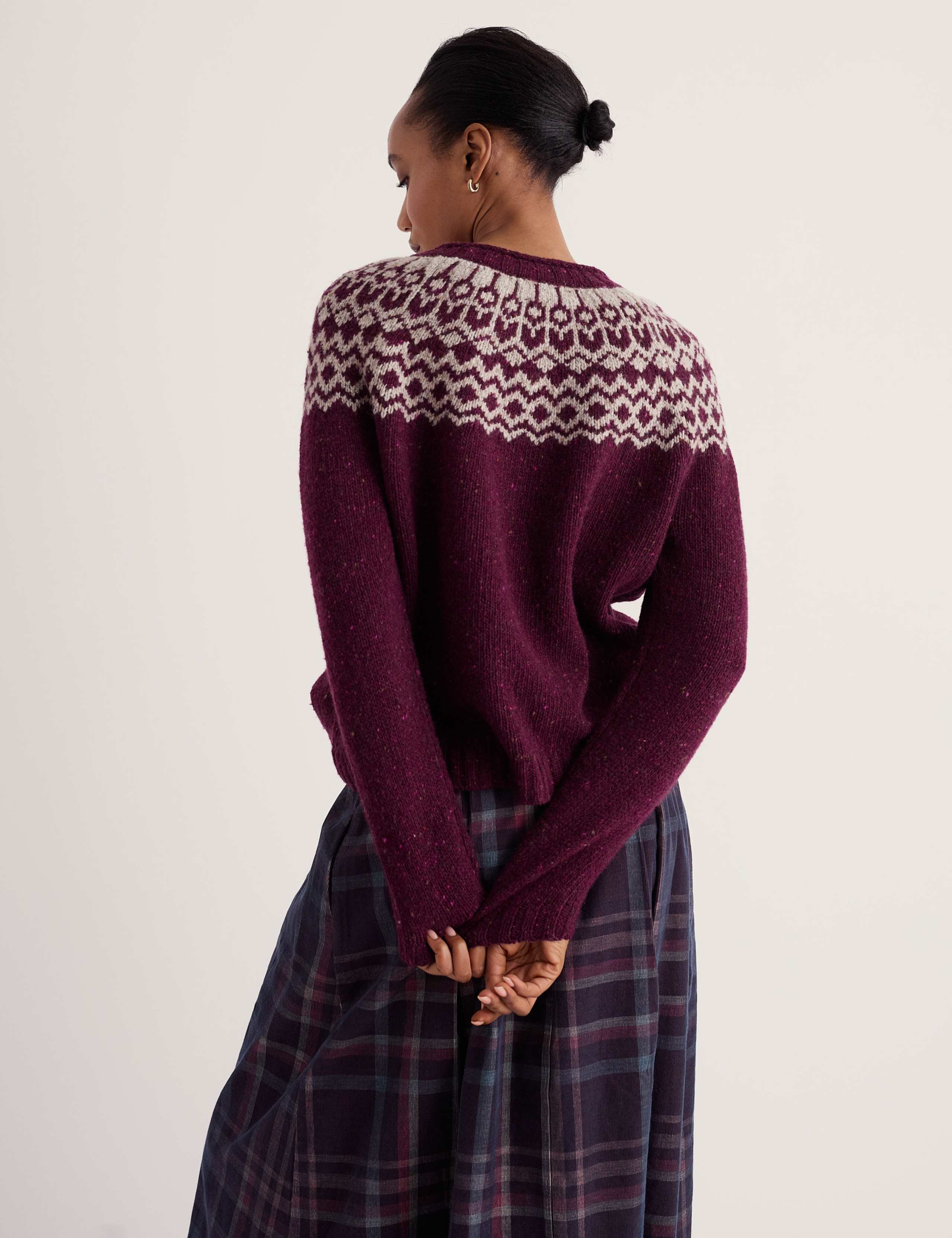 Merino Wool Rich Fair Isle Jumper 5 of 5