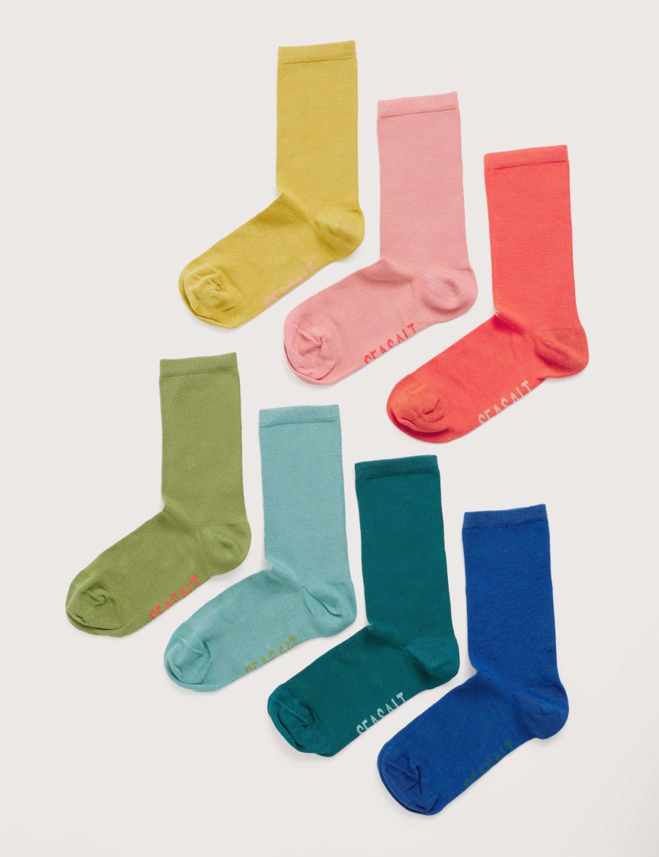 7pk Gift Box Arty Ankle High Socks 2 of 3