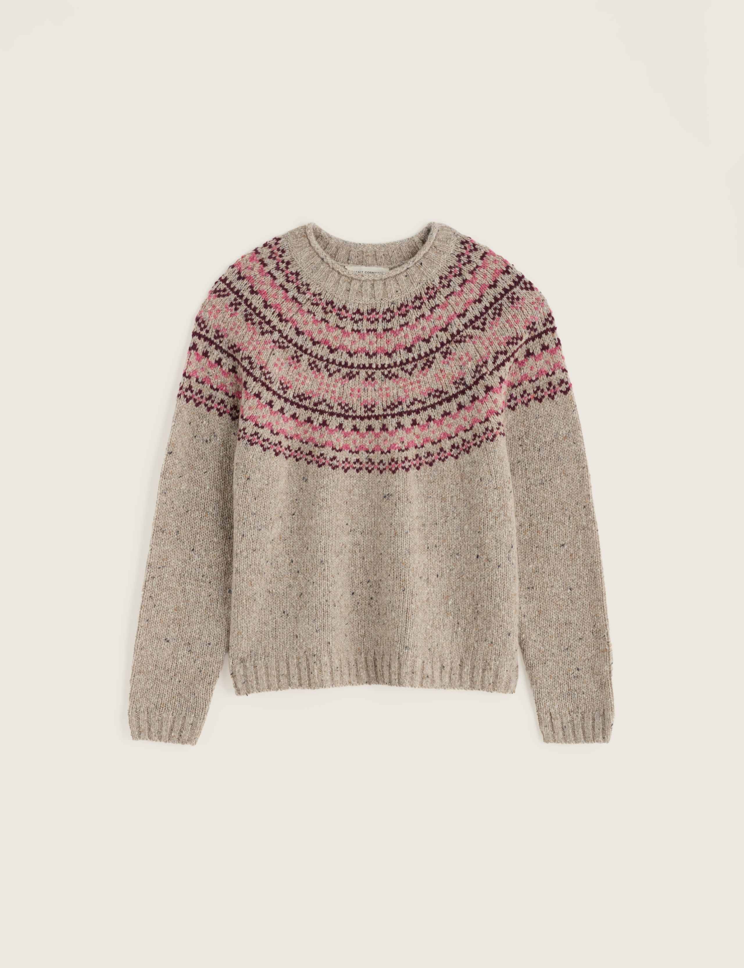 Merino Wool Rich Fair Isle Relaxed Jumper 2 of 6