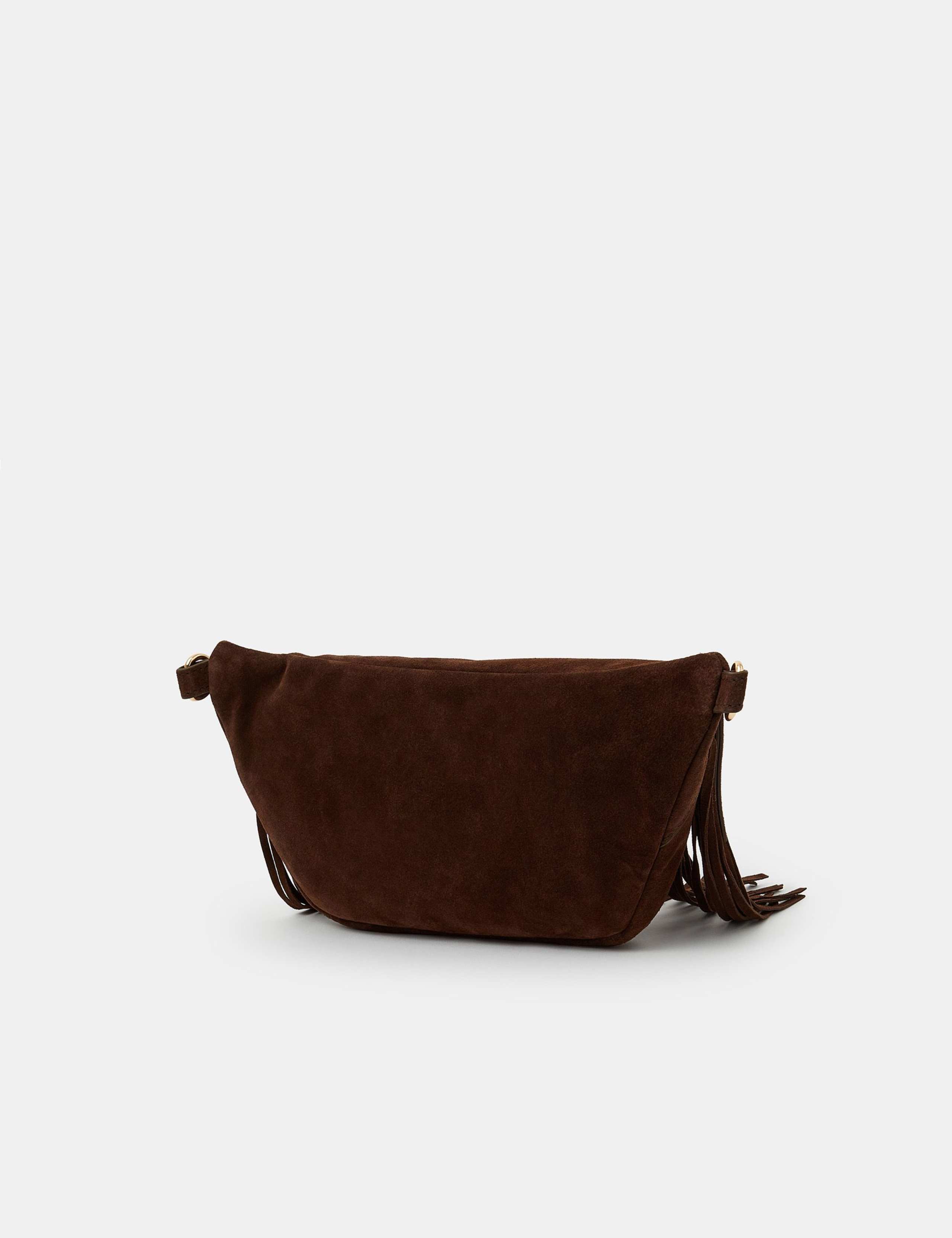 Suede Fringed Bum Bag 2 of 4