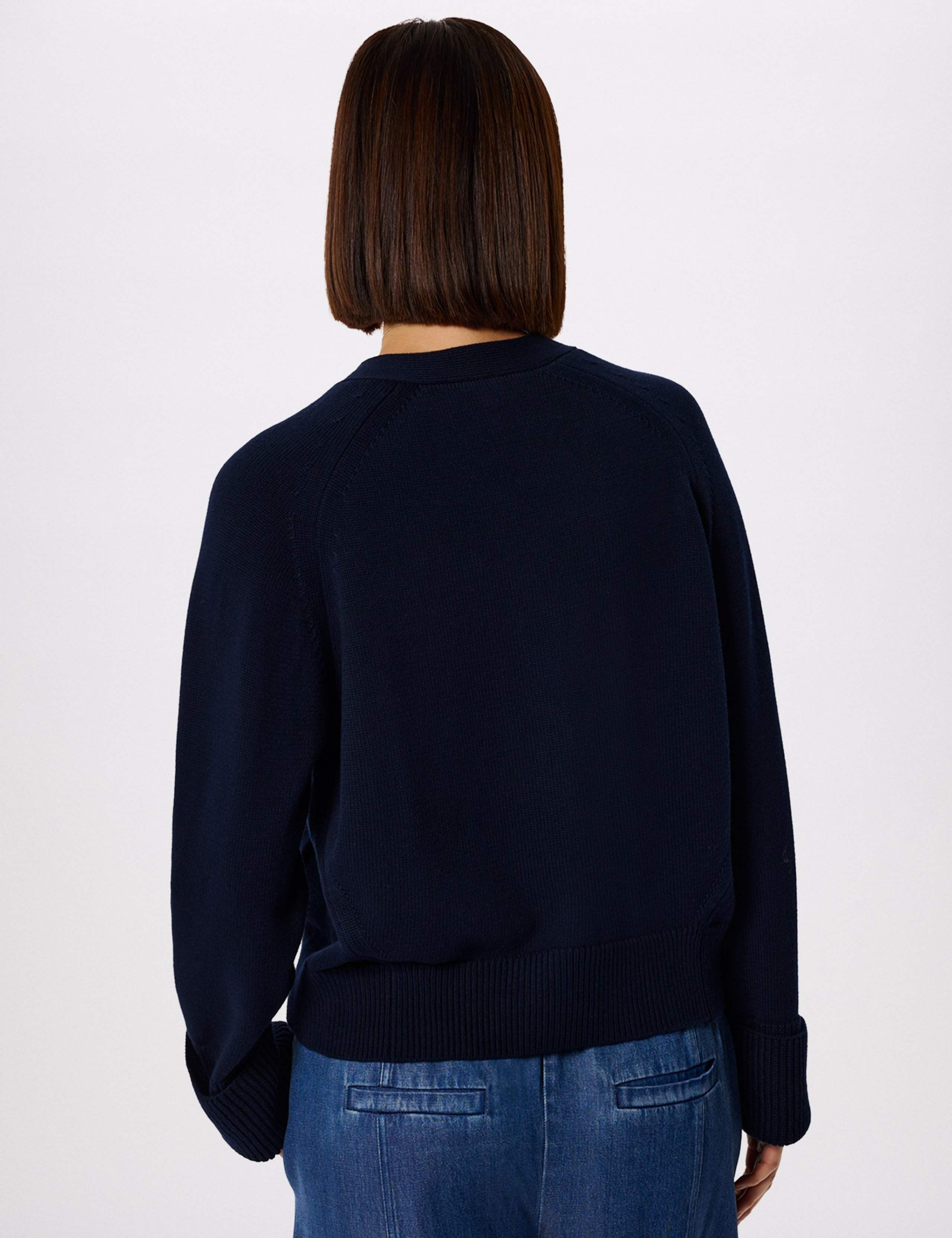 Pure Cotton V-Neck Cardigan 4 of 7