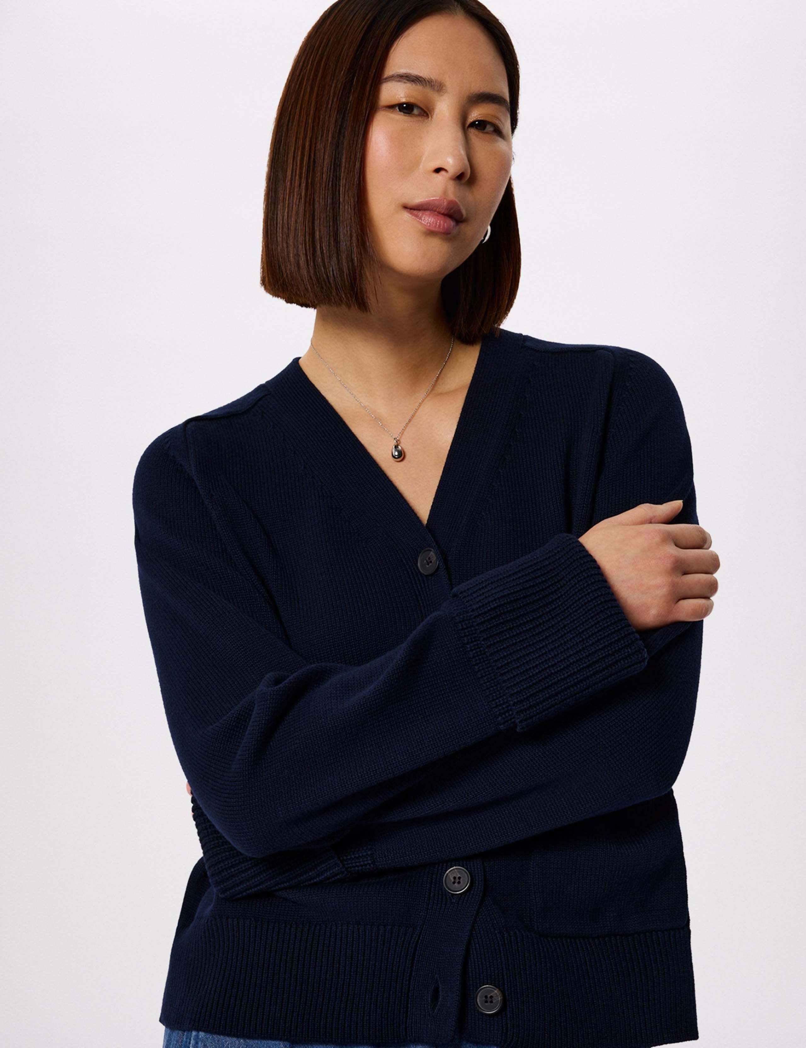 Pure Cotton V-Neck Cardigan 5 of 7