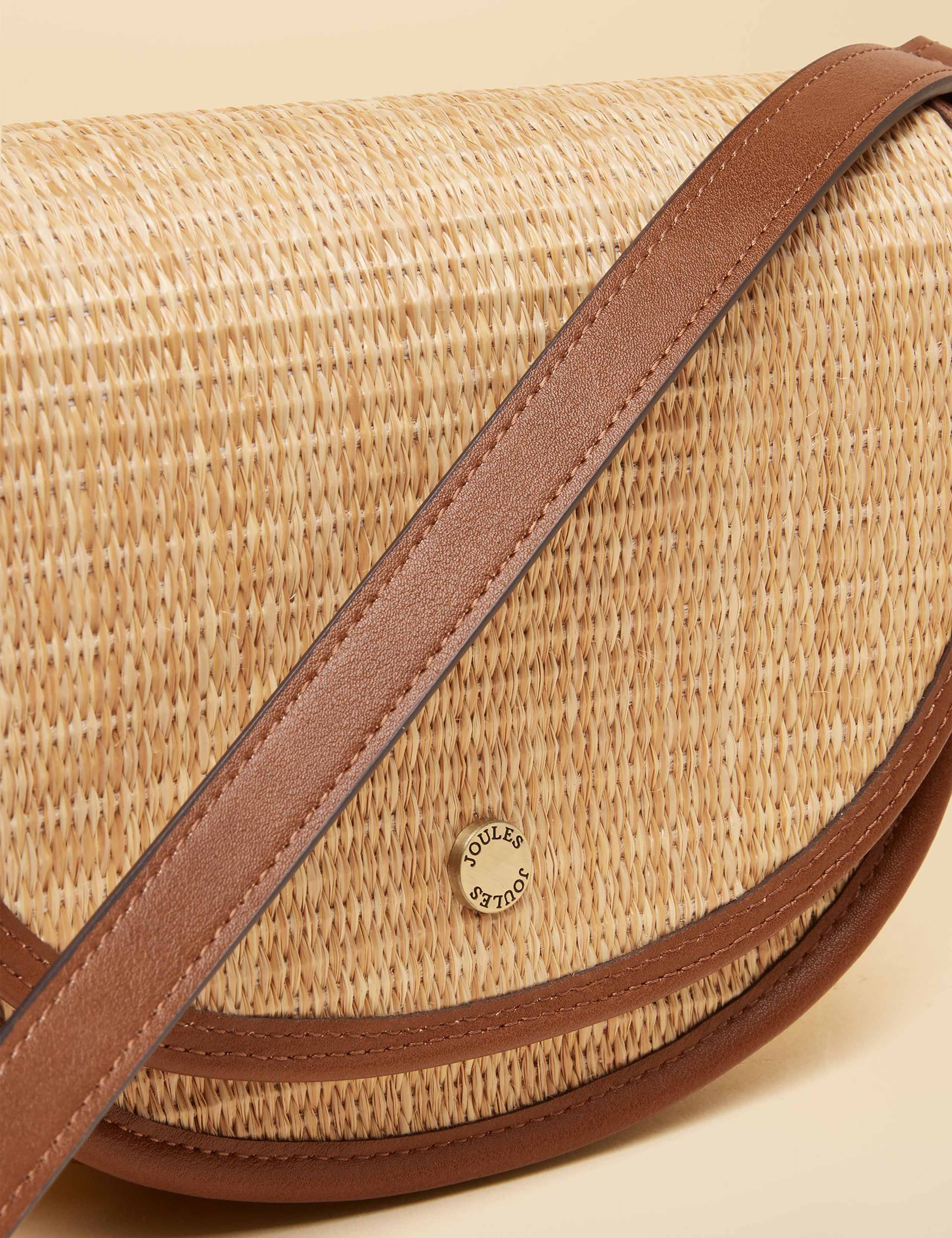 Straw Cross Body Saddle Bag 6 of 7