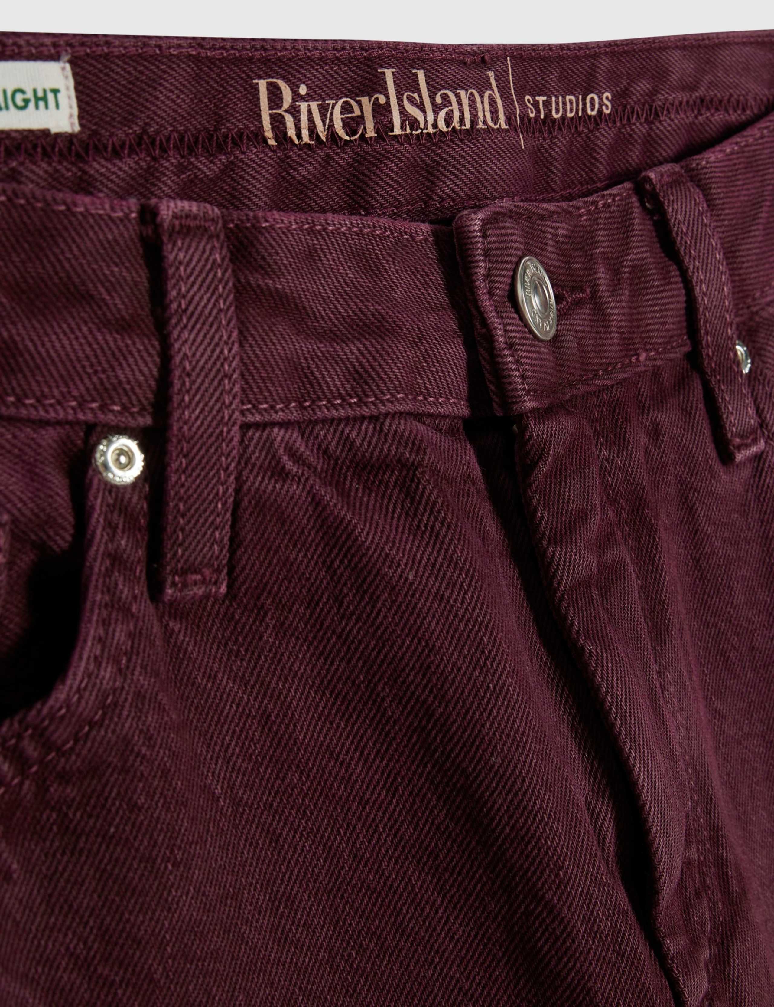 Mid Rise Slim Fit Straight Leg Jeans 4 of 5