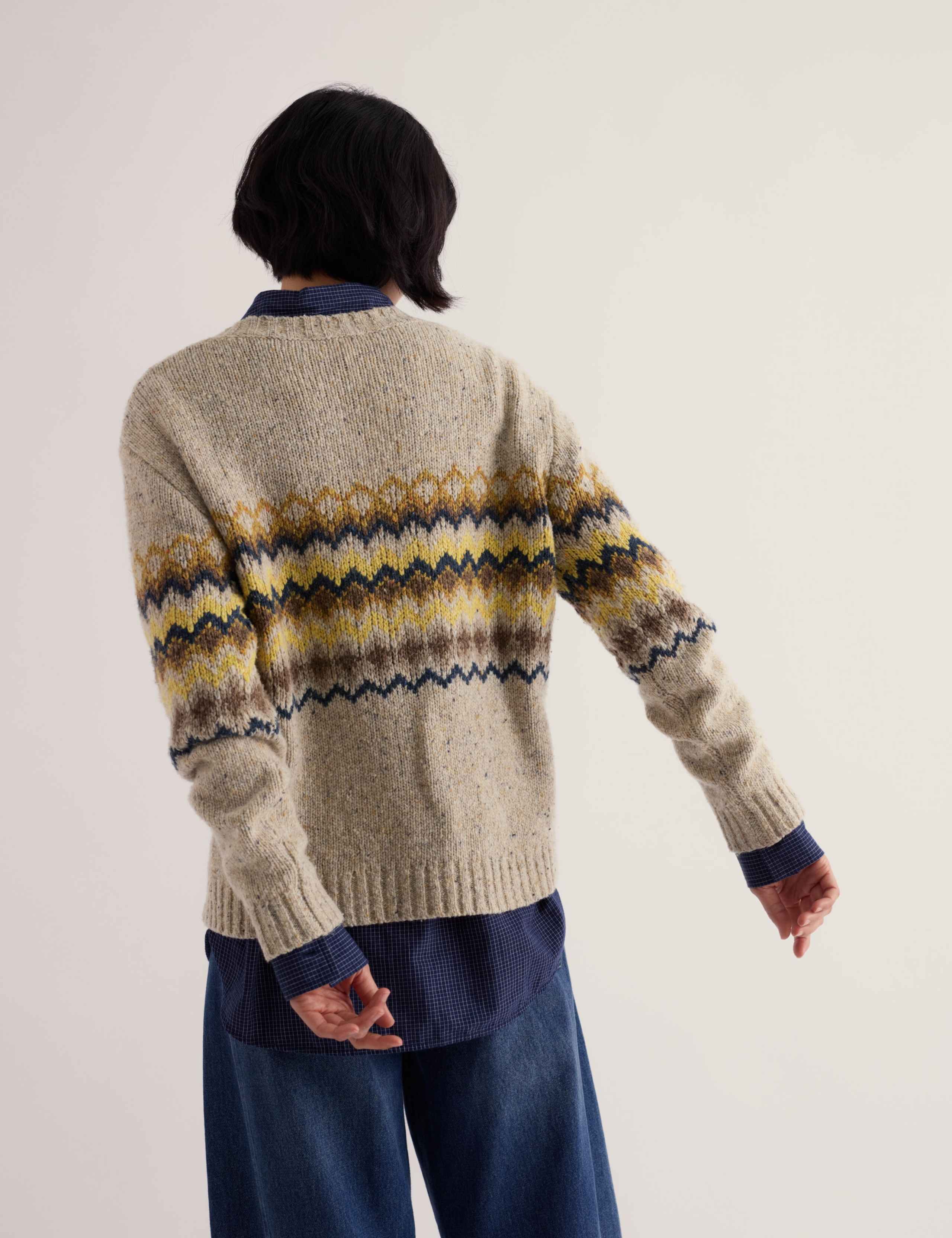 Merino Wool Rich Fair Isle Jumper 4 of 5