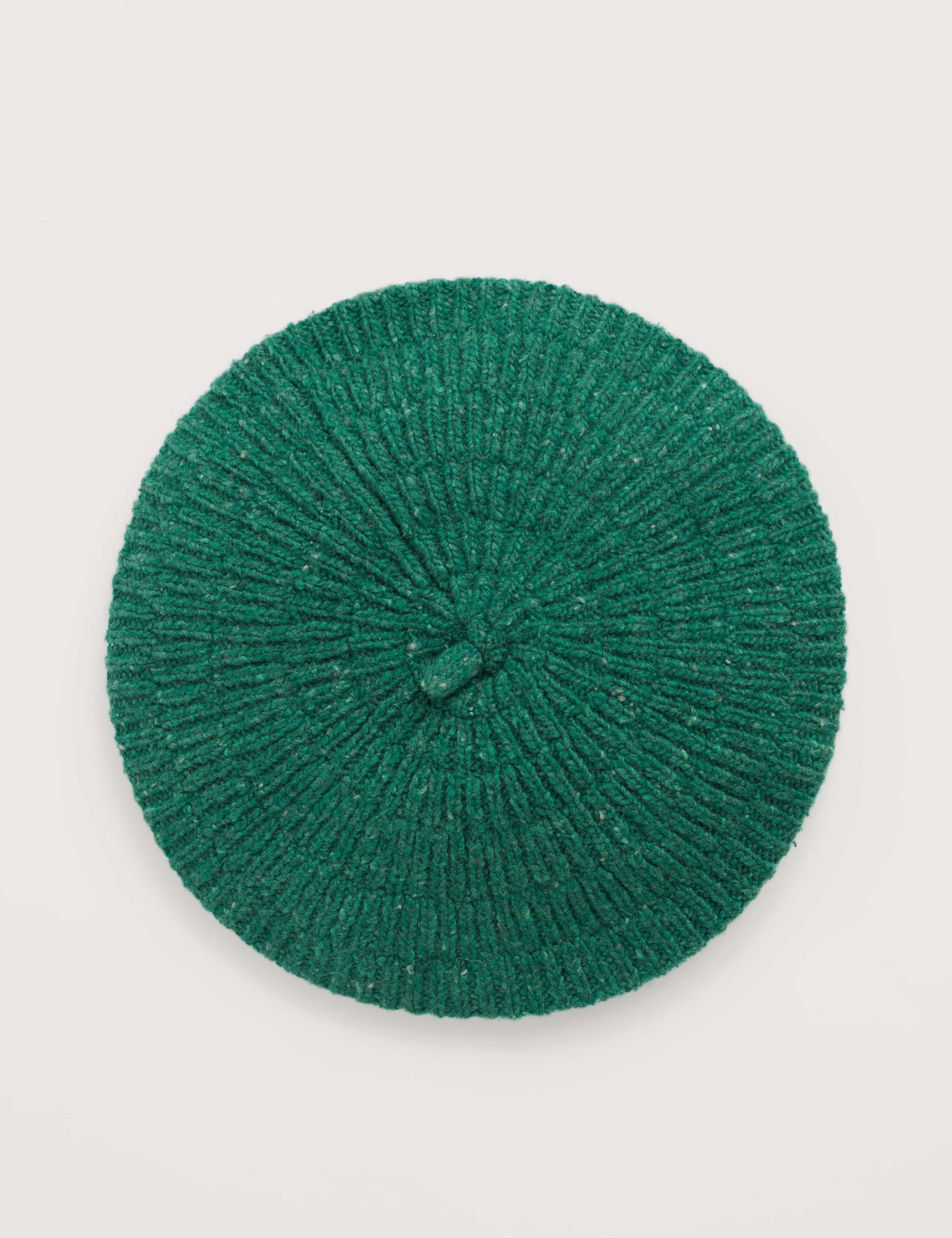 Merino Wool Rich Knitted Beret Hat 4 of 5