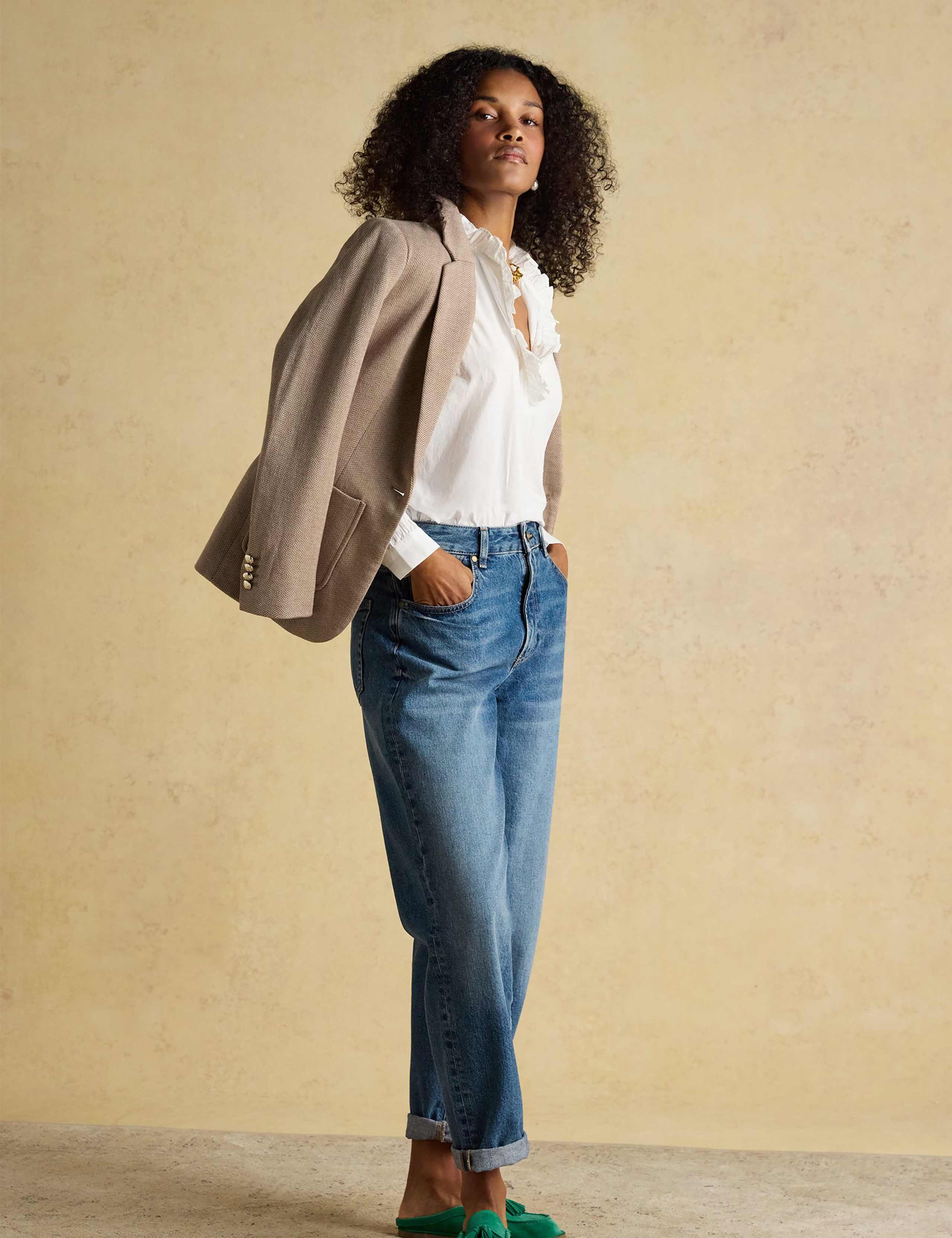 Jersey Herringbone Blazer 7 of 11