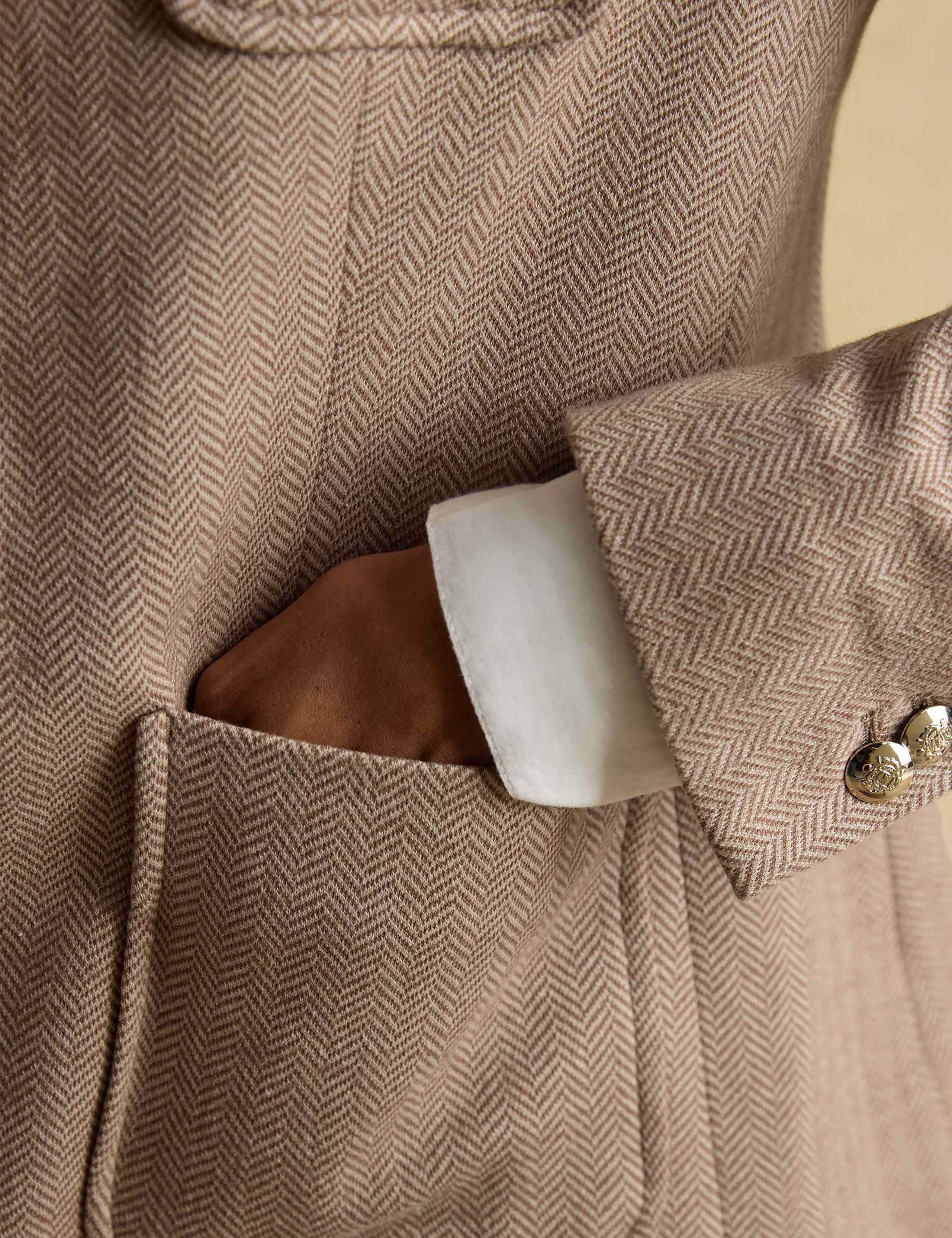 Jersey Herringbone Blazer 10 of 11