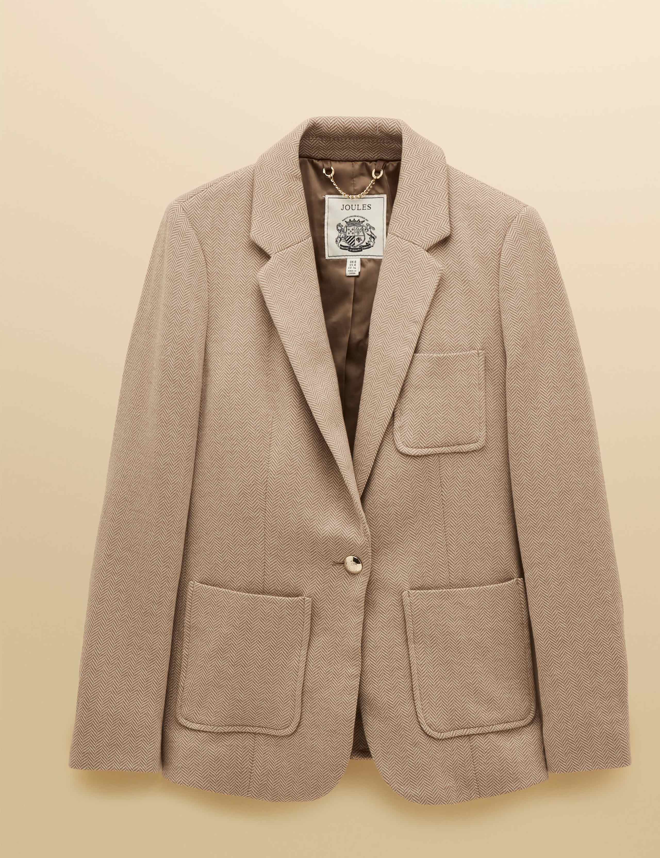 Jersey Herringbone Blazer 2 of 11