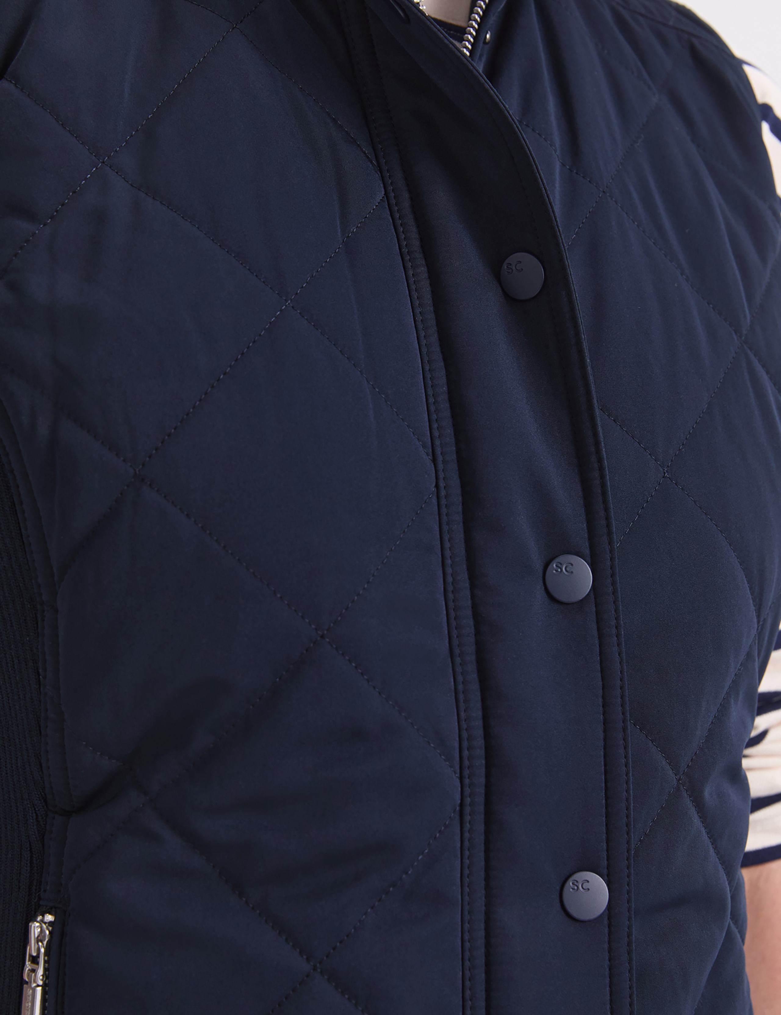Quilted High Neck Gilet 7 of 7