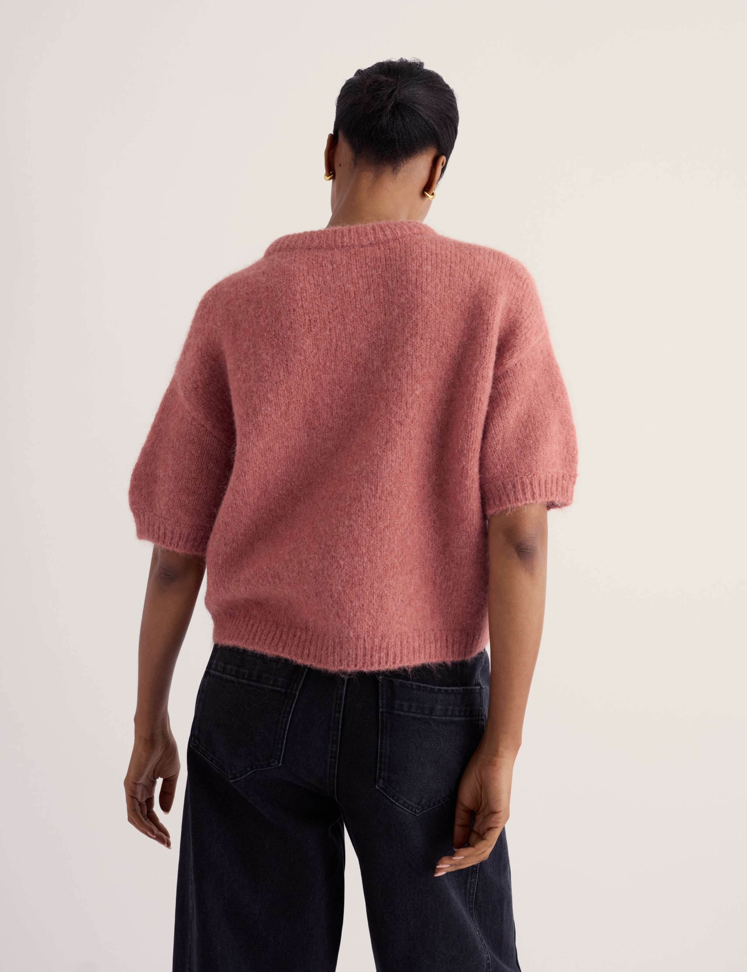 Textured Jumper with Wool & Mohair 3 of 4