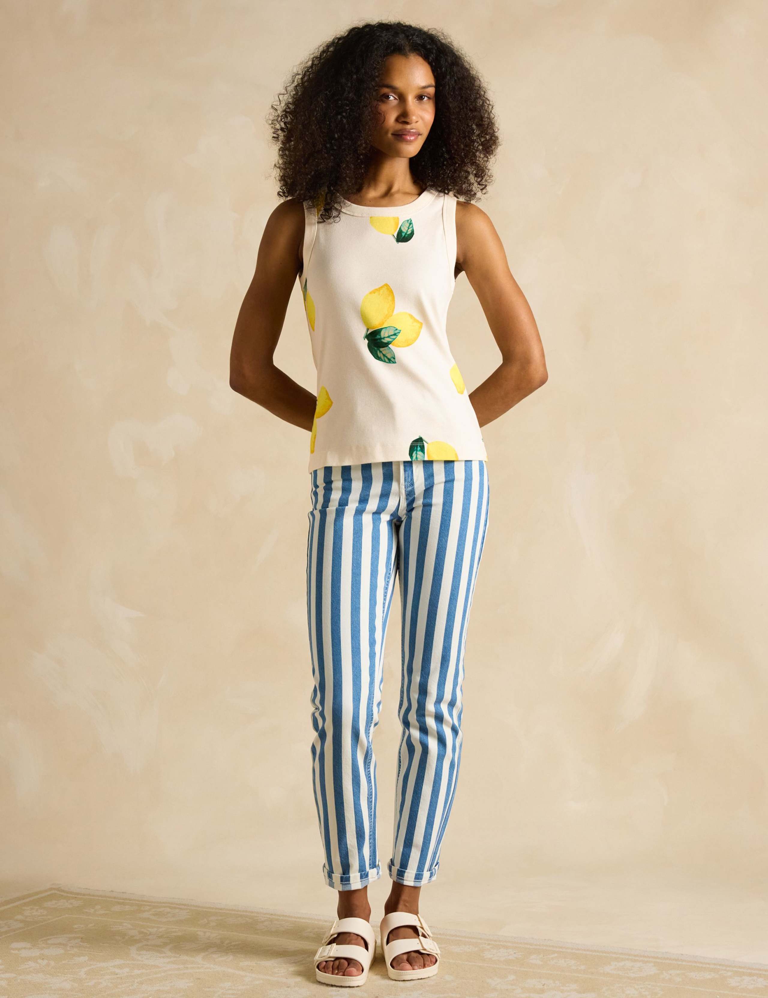 Pure Cotton Fruit Print Vest 3 of 6
