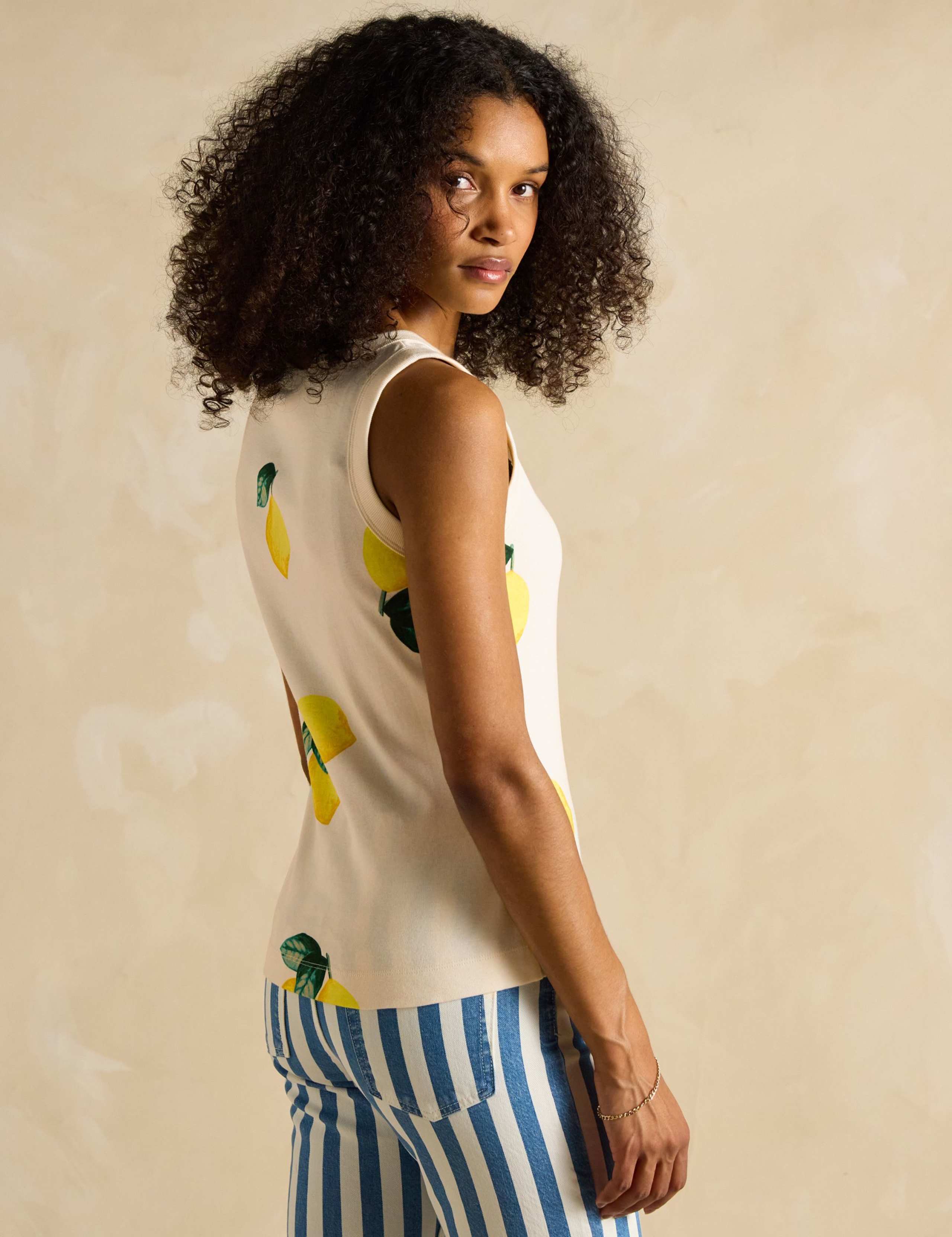 Pure Cotton Fruit Print Vest 4 of 6