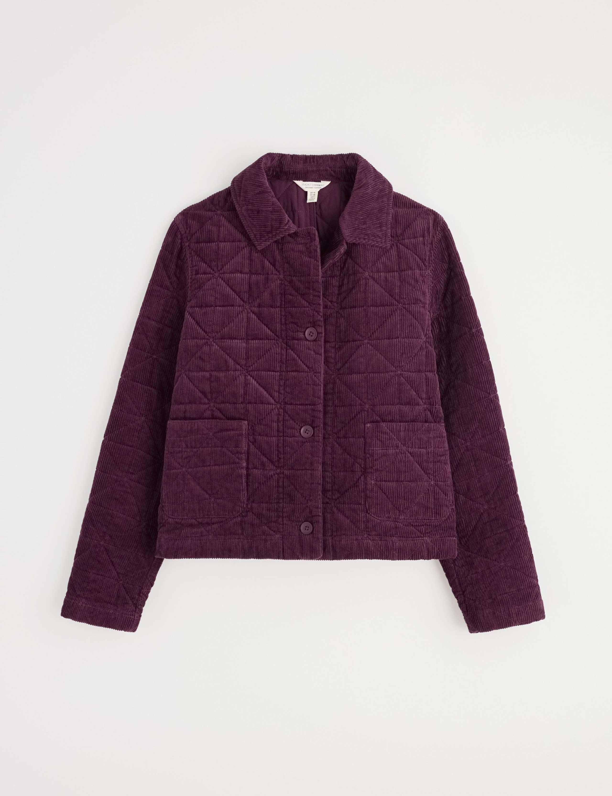 Corduroy Textured Collared Short Jacket 2 of 5