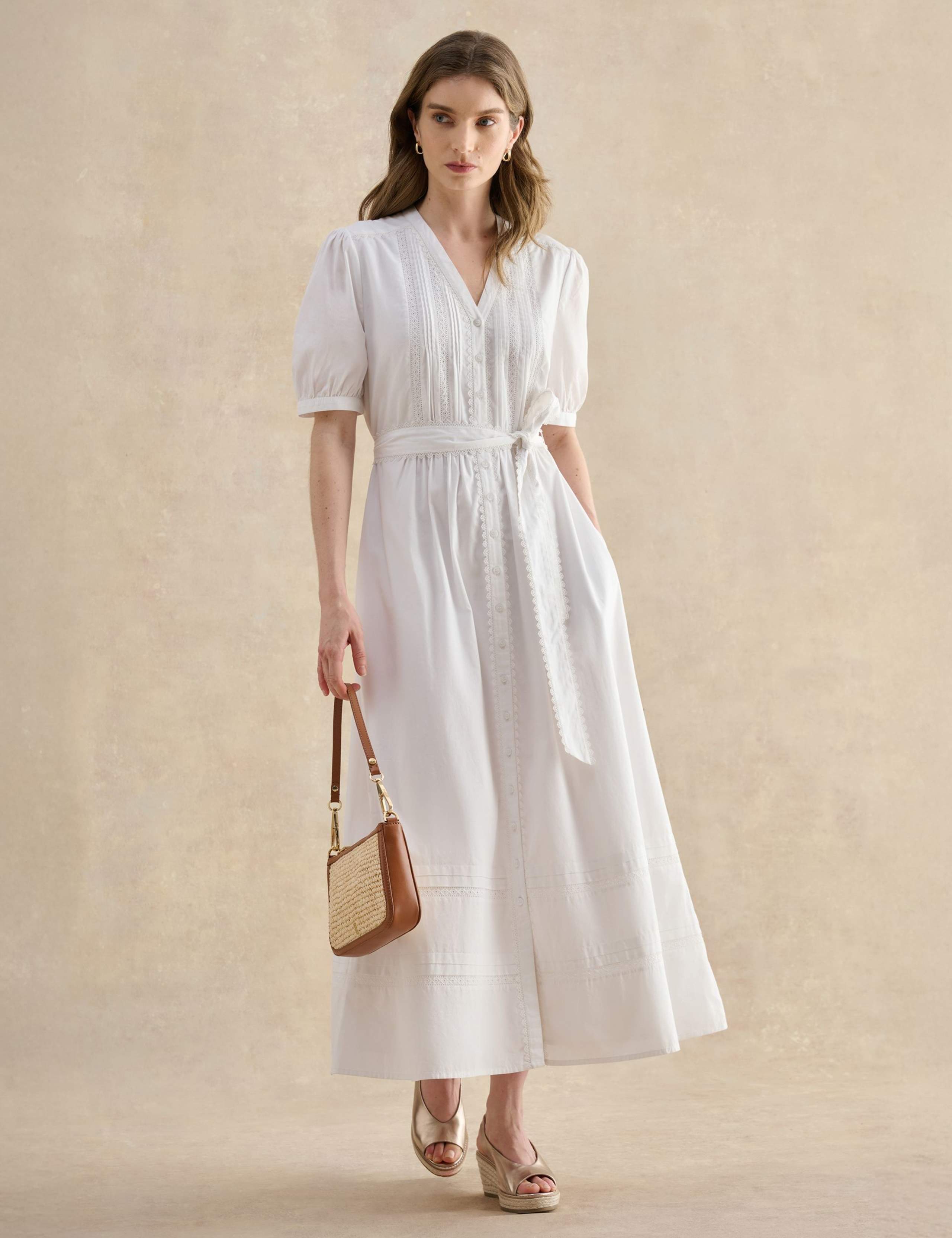 Leather Metallic Wedge Espadrilles 3 of 6