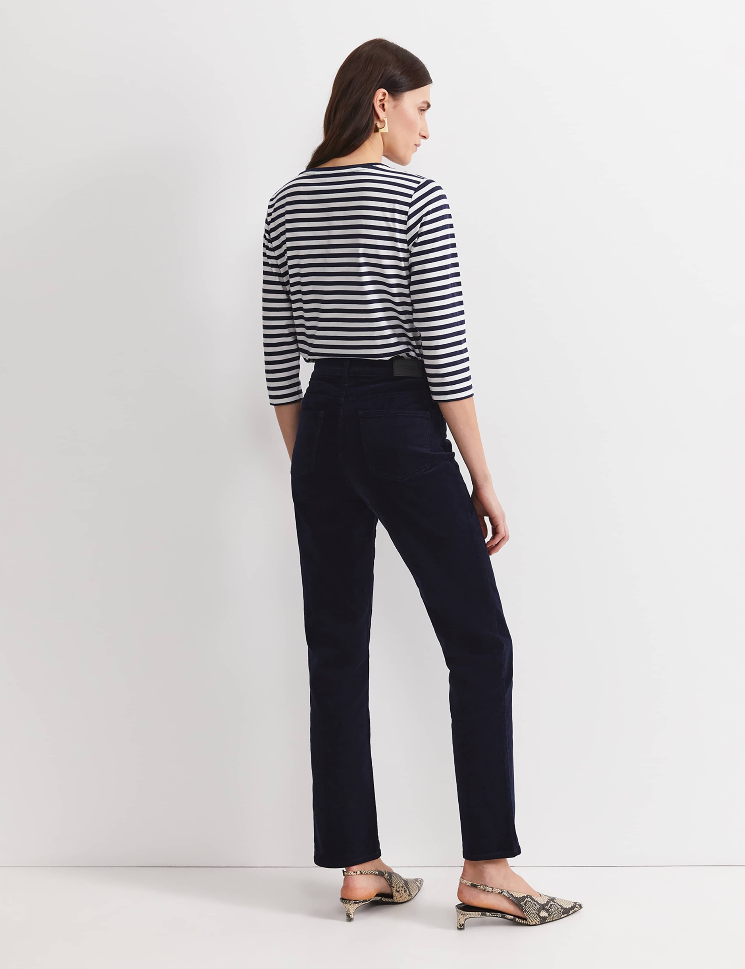 Cord High Waisted Straight Leg Jeans 5 of 5