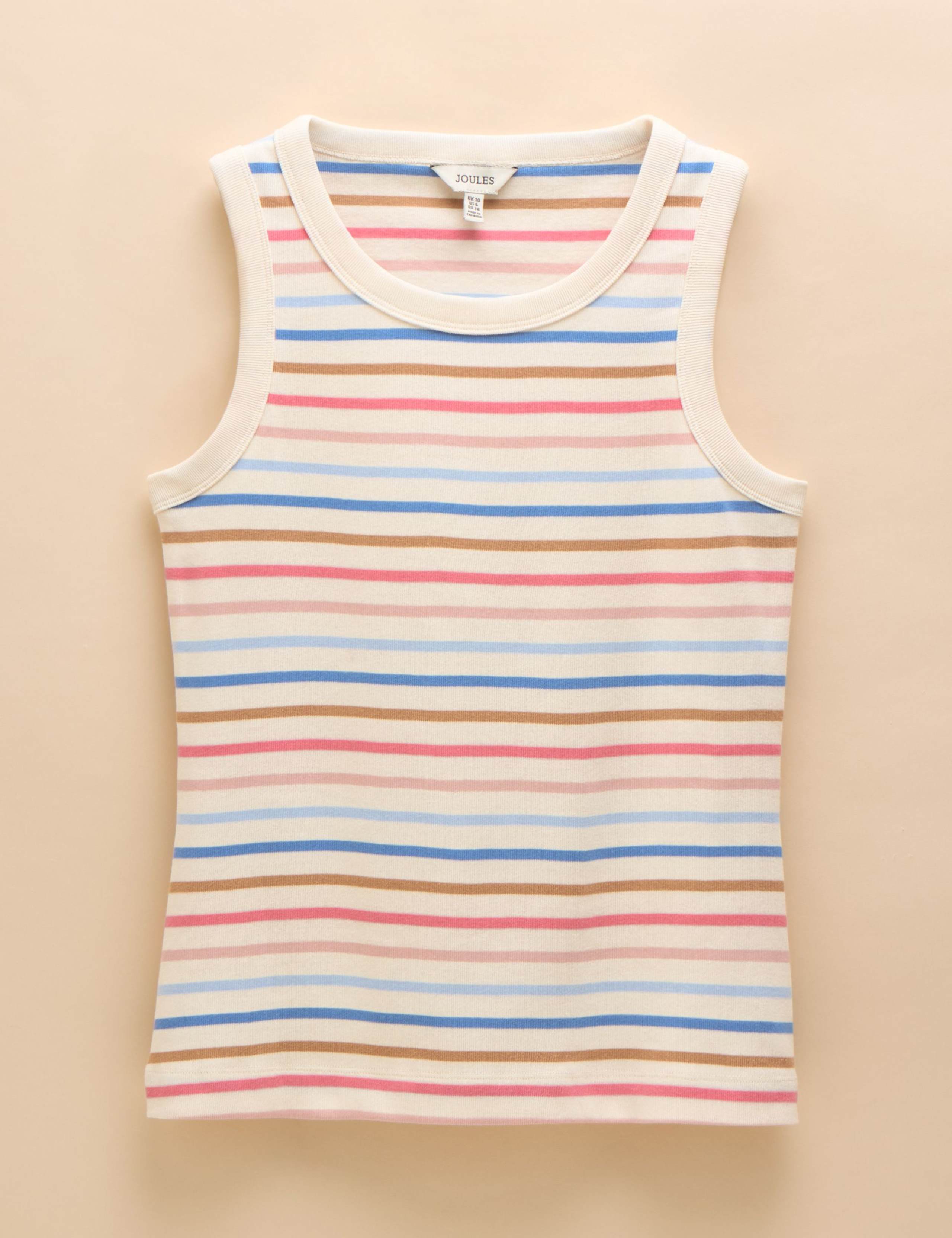 Pure Cotton Striped Vest 2 of 6