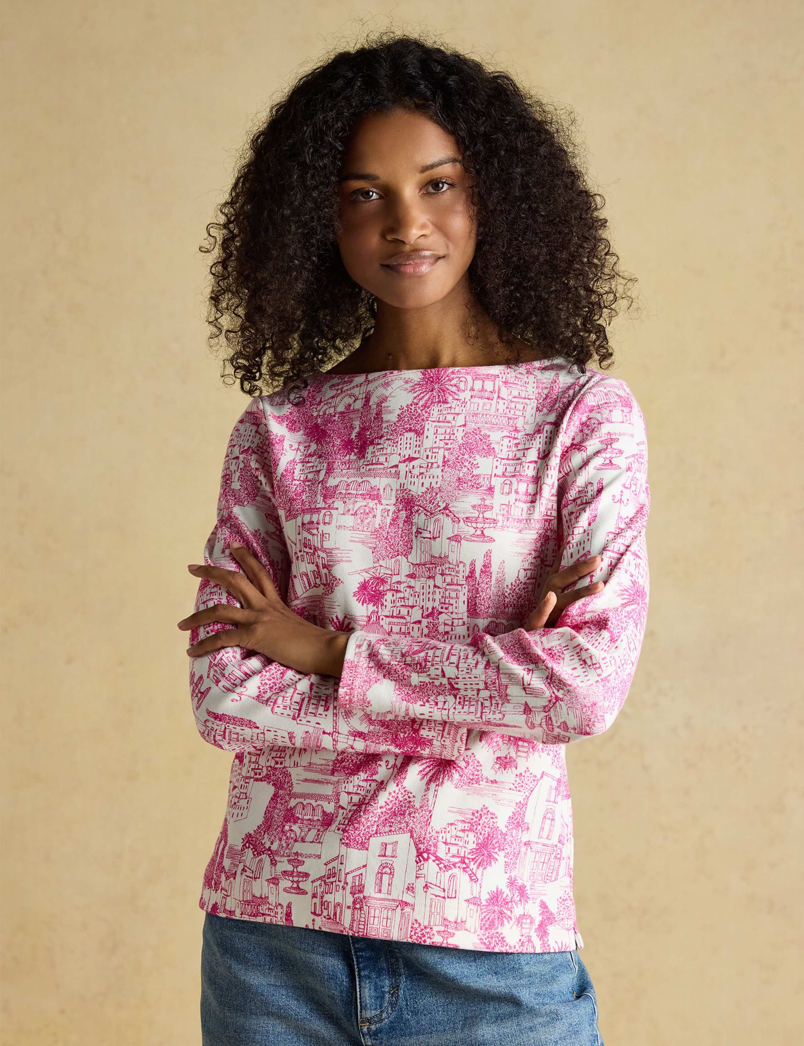 Pure Cotton Printed Top 1 of 7